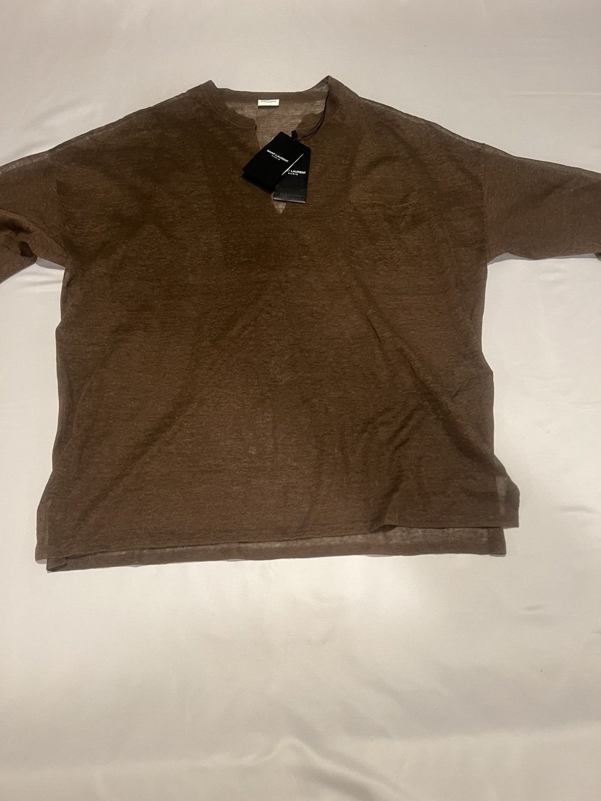 Saint Laurent Paris Saint Laurent men’s linen silk tunic. XL. $1650 Size US XL / EU 56 / 4 - 1 Thumbnail