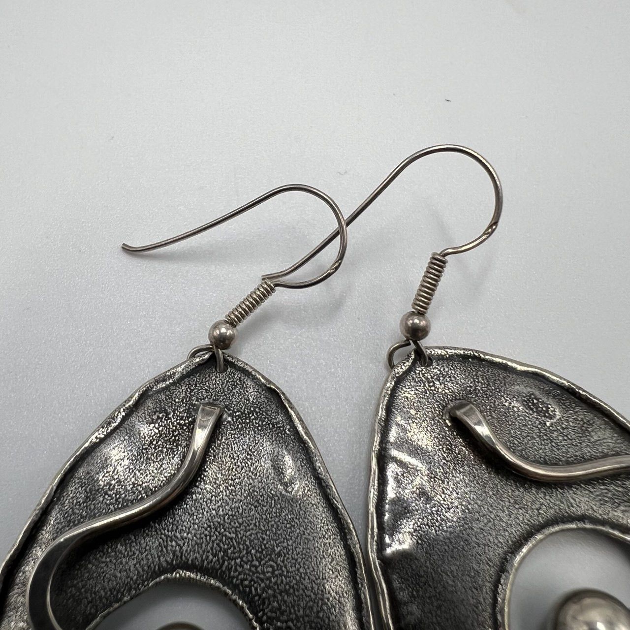 Vintage Vintage Sterling Silver 925 Womens Jewelry Stud Ear Earrings Size ONE SIZE - 5 Thumbnail