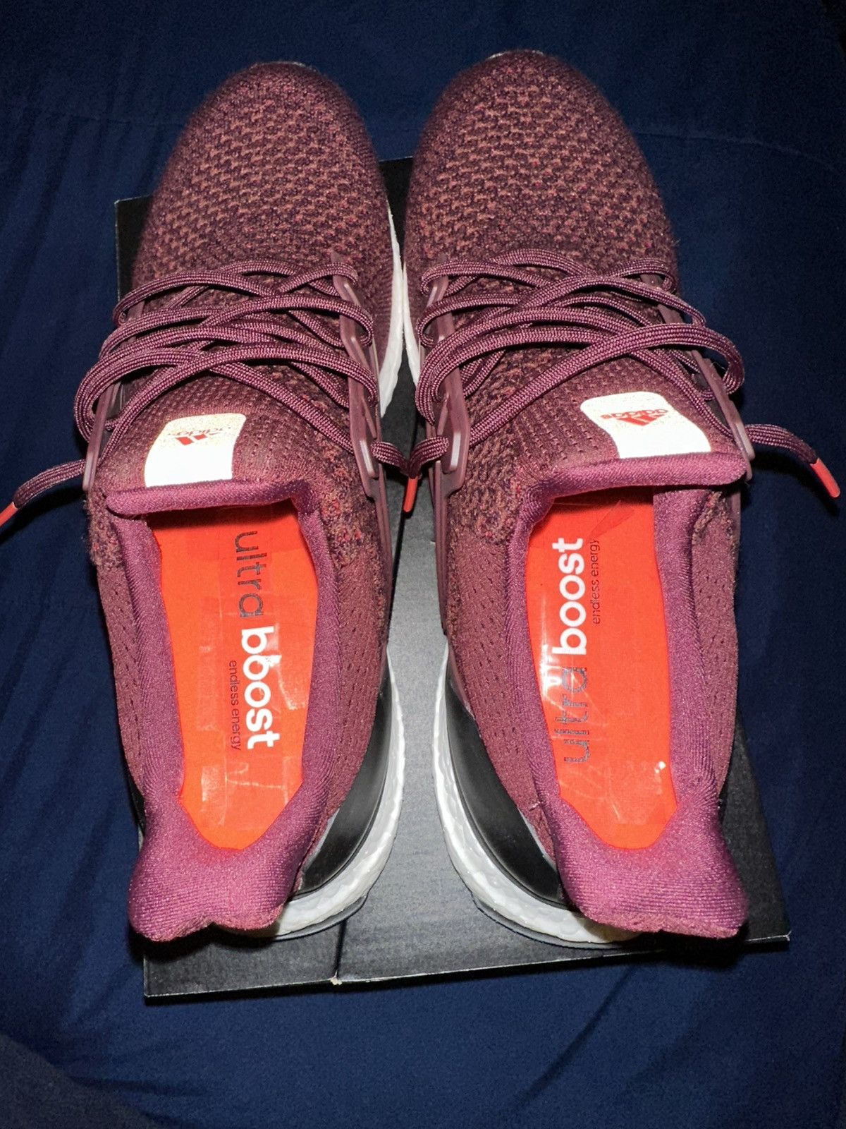 Adidas Ultraboost 1.0 Burgundy Size US 11 / EU 44 - 3 Thumbnail