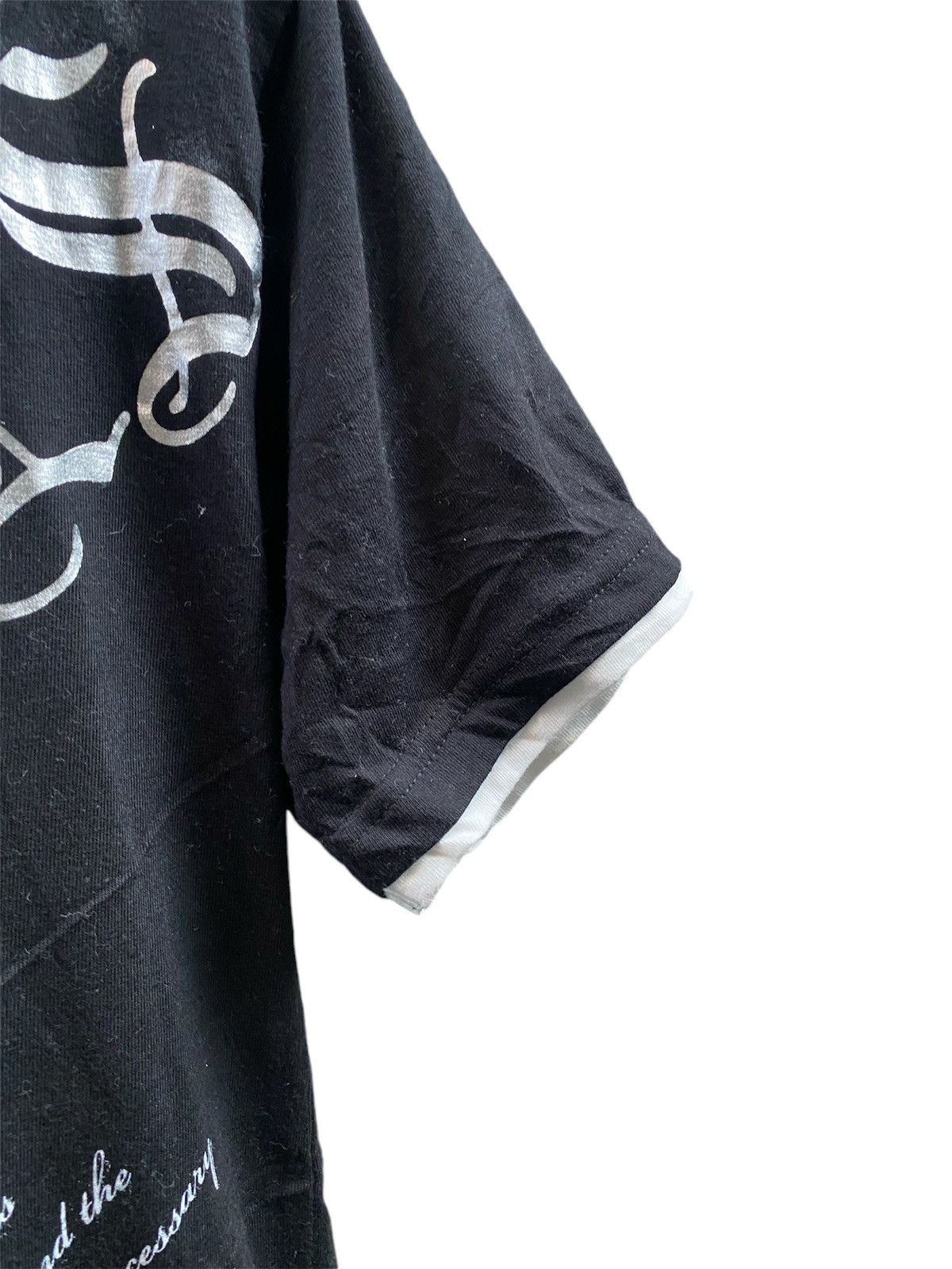 Hysteric Glamour × If Six Was Nine × Le Grande Bleu (L.G.B.) Japanese Glash Ahead Poem Seditionaries Double Layer Tshirt Size US M / EU 48-50 / 2 - 4 Thumbnail