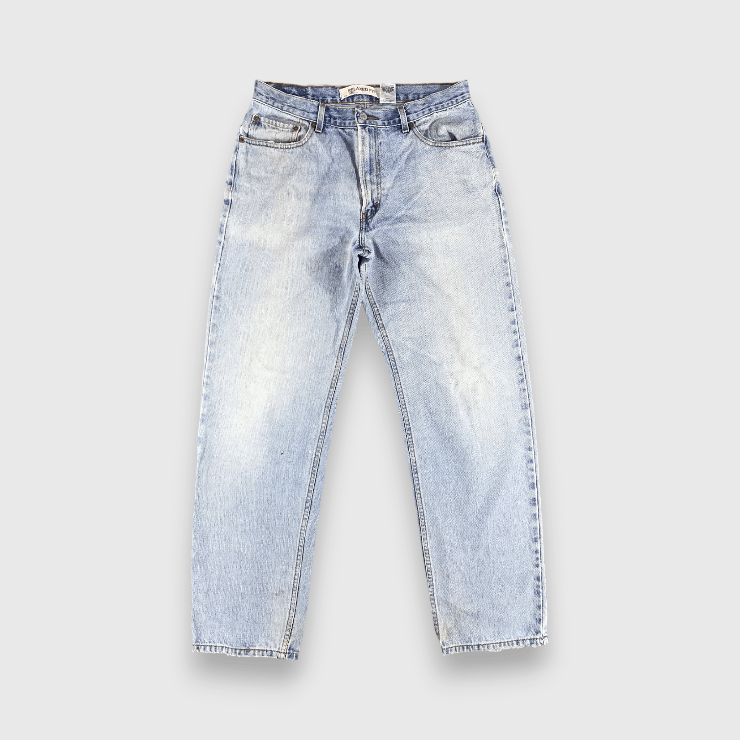 Levi's Vintage Blue Wash Levis 550 Jeans-J2338 Size US 35 - 1 Thumbnail