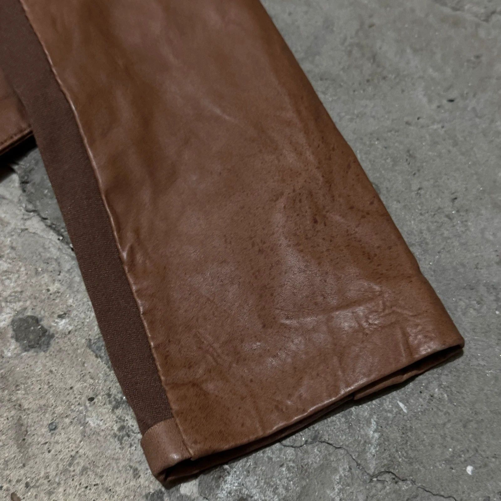 Other Rick owens style high neck leather jacket Size S / US 4 / IT 40 - 7 Thumbnail
