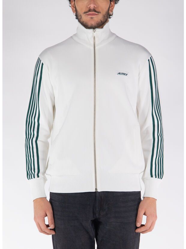 AUTRY o1y0526 Logo Sweatshirt in White/Green Size US S / EU 44-46 / 1 - 1 Thumbnail