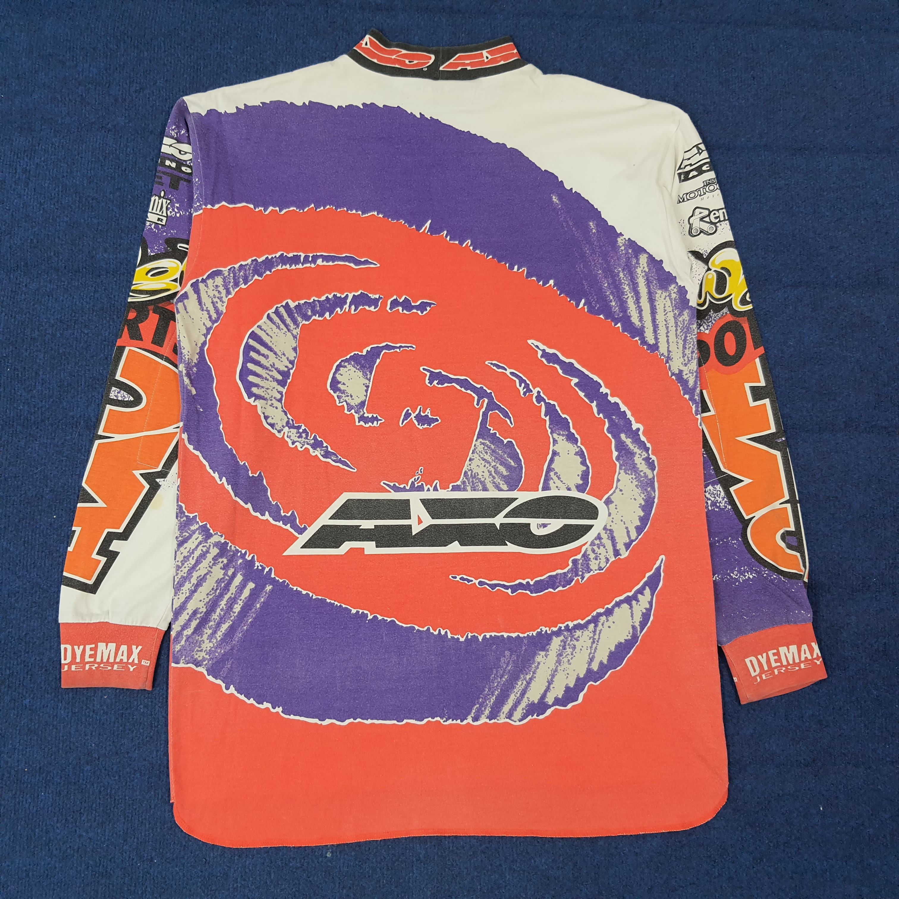 Vintage Vintage 90s AXO Power Sports Racing Dyemax Shirt C276N78 Size US M / EU 48-50 / 2 - 4 Thumbnail