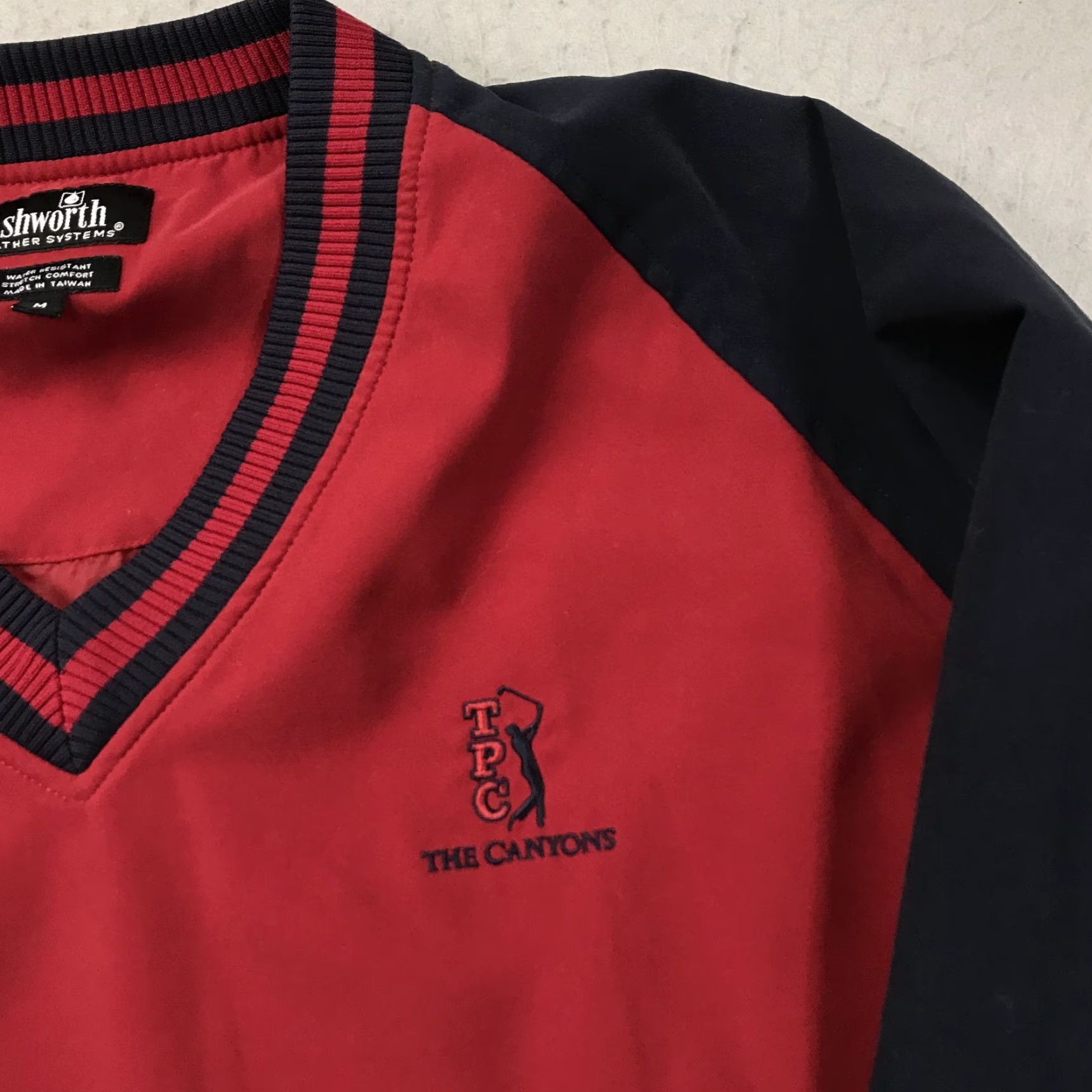 Vintage Ashworth Windbreaker Jacket Mens M Red Vintage Golf Windbreaker Ashworth Mens M Red Vintage Golf Jacket Size US M / EU 48-50 / 2 - 3 Thumbnail
