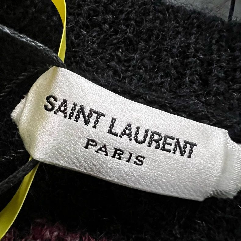 Saint Laurent Paris Saint Laurent ParisBack flamingo print Jersey sweater 2504 Size US XS / EU 42 / 0 - 4 Thumbnail