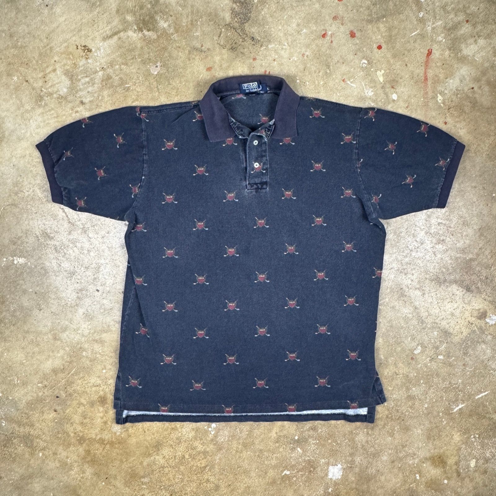 Polo Ralph Lauren Vtg Polo Ralph Lauren Men’s L Golf Crest Polo Shirt Navy 90s Size US L / EU 52-54 / 3 - 1 Thumbnail