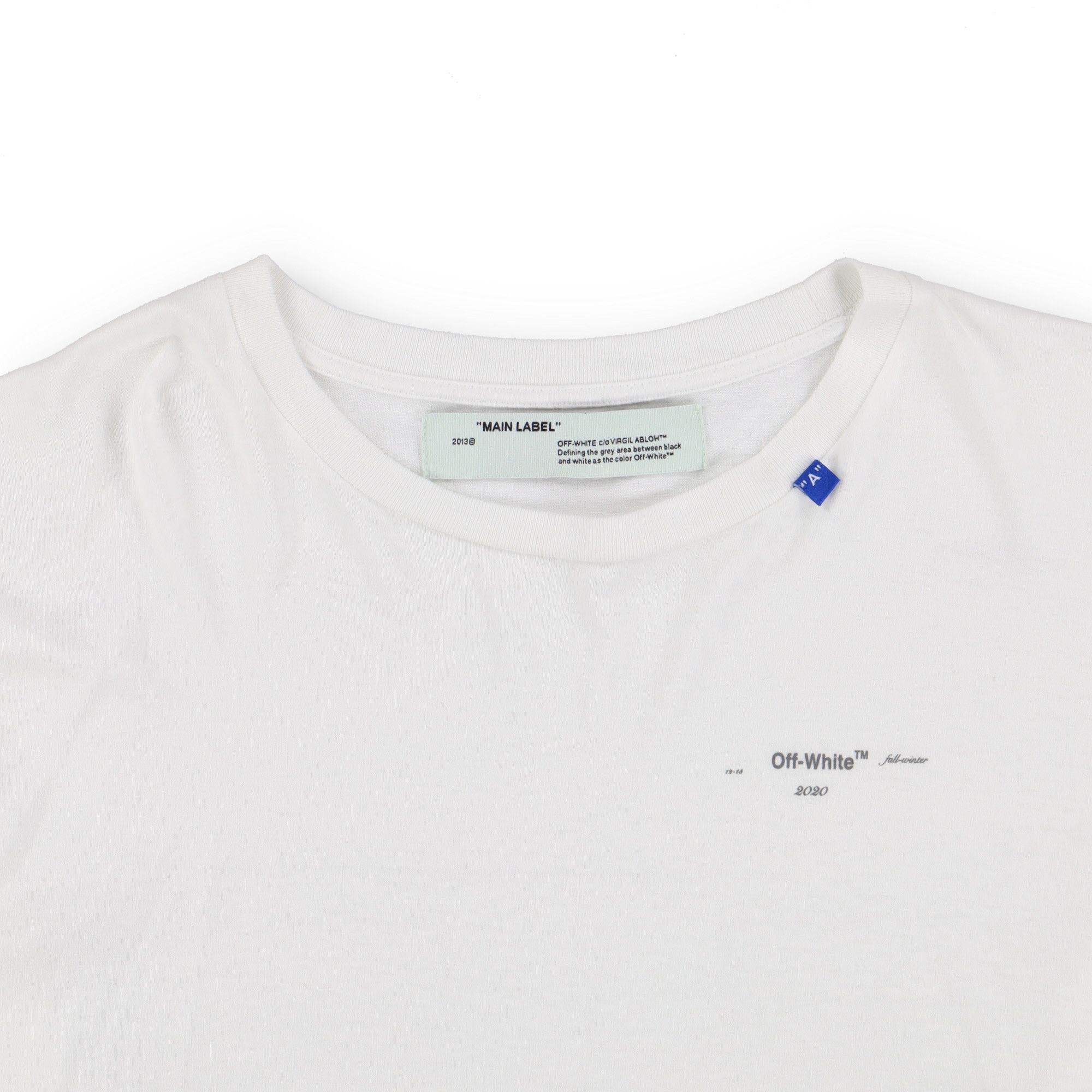 Off-White White Unfinished Reflective Arrows Oversized LS T-Shirt Size US M / EU 48-50 / 2 - 9 Thumbnail