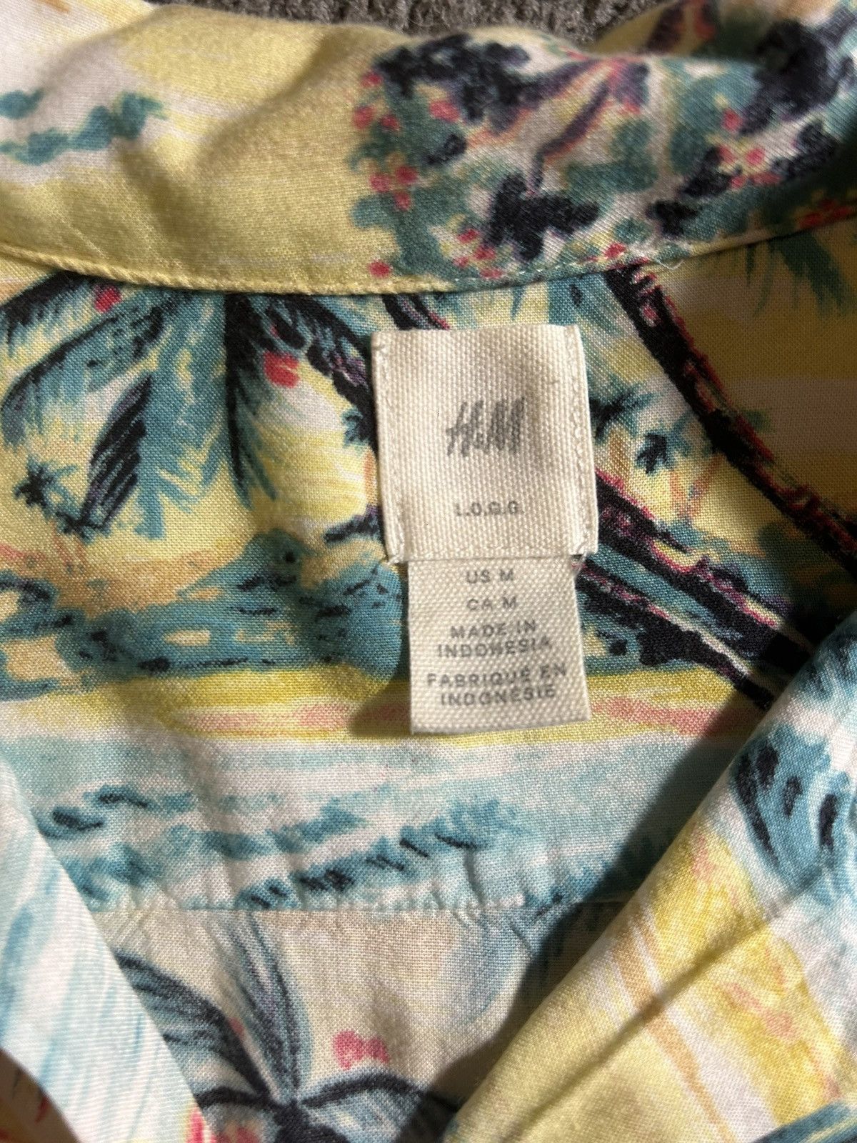 H&M H&M yellow Hawaii shirt Size US M / EU 48-50 / 2 - 2 Thumbnail