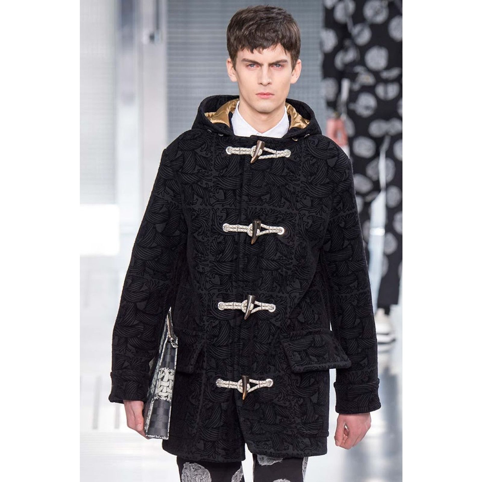 Louis Vuitton Louis Vuitton Kim Jones Nemeth Black Horn Coat Jacket 50 Size US M / EU 48-50 / 2 - 1 Thumbnail