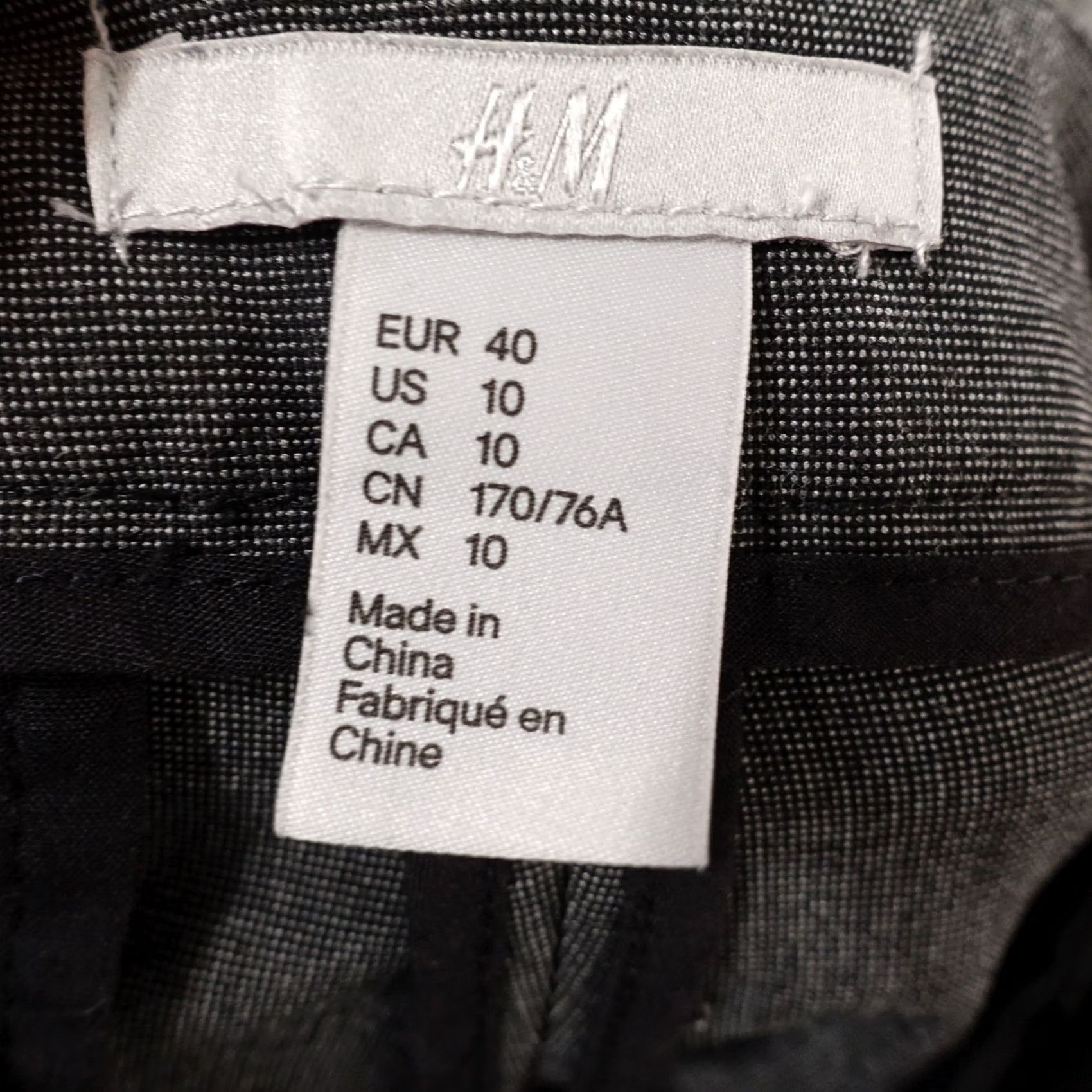 H&M H&M Grey Dress Pants Womens Size 10 Flat Front Size 32" / US 10 / IT 46 - 6 Thumbnail