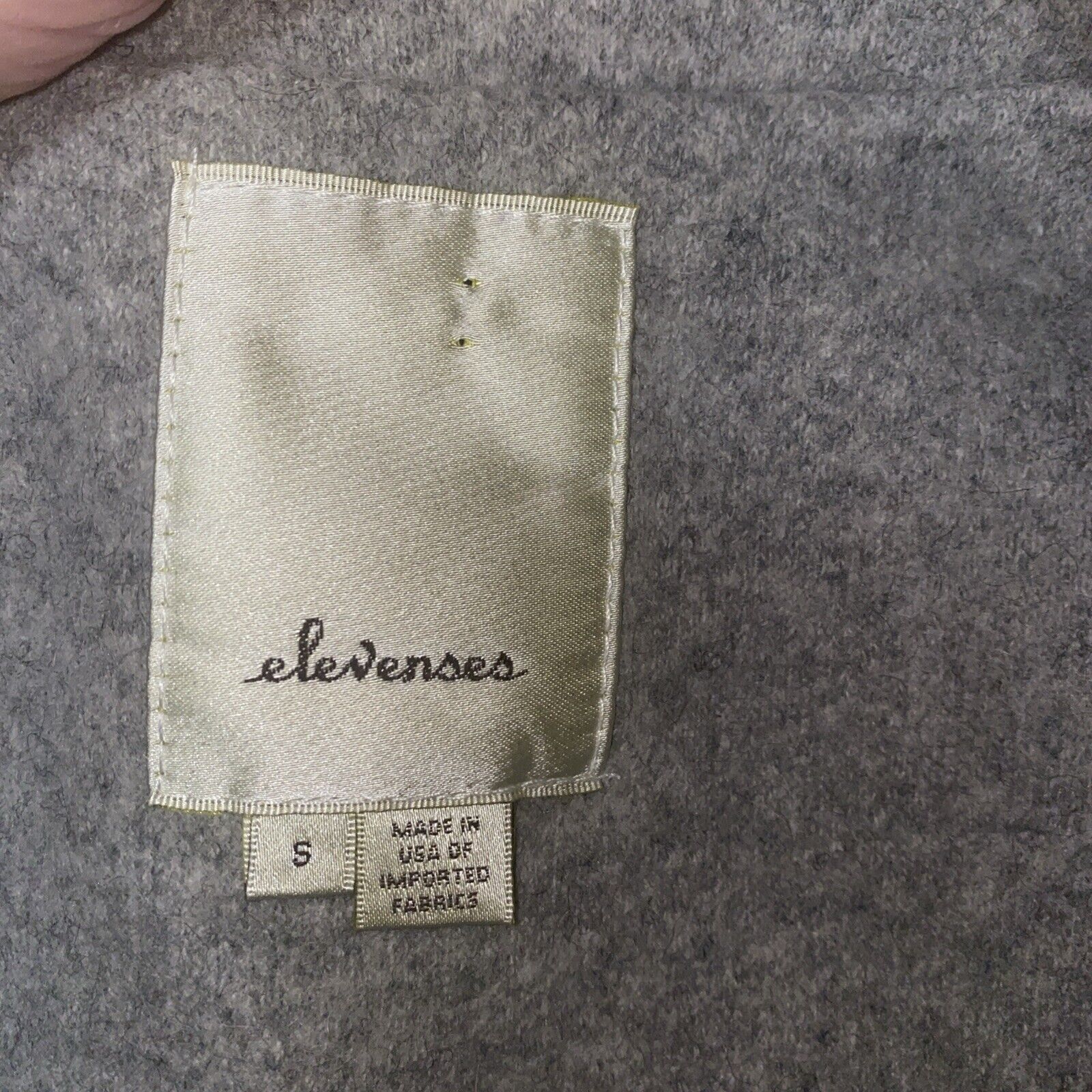 Anthropologie Elevenses Wool Vest Small Anthropologie Gray Pockets Lined Size S / US 4 / IT 40 - 7 Thumbnail