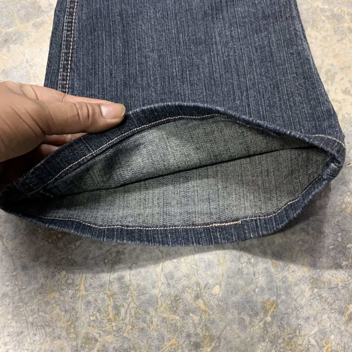 If Six Was Nine × Japanese Brand Flare Bell Bottom Japanesse Brand Denim Size 27" / US 4 / IT 40 - 12 Thumbnail