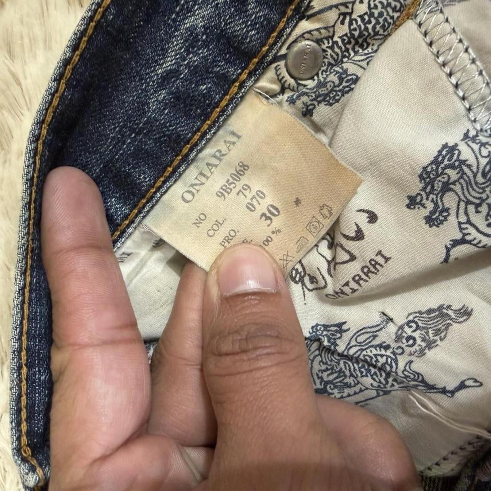 True Religion VINTAGE ONIARAI MUD WASH AND EMBROIDERY LOGO ON BACK DENIM Size US 30 / EU 46 - 8 Thumbnail