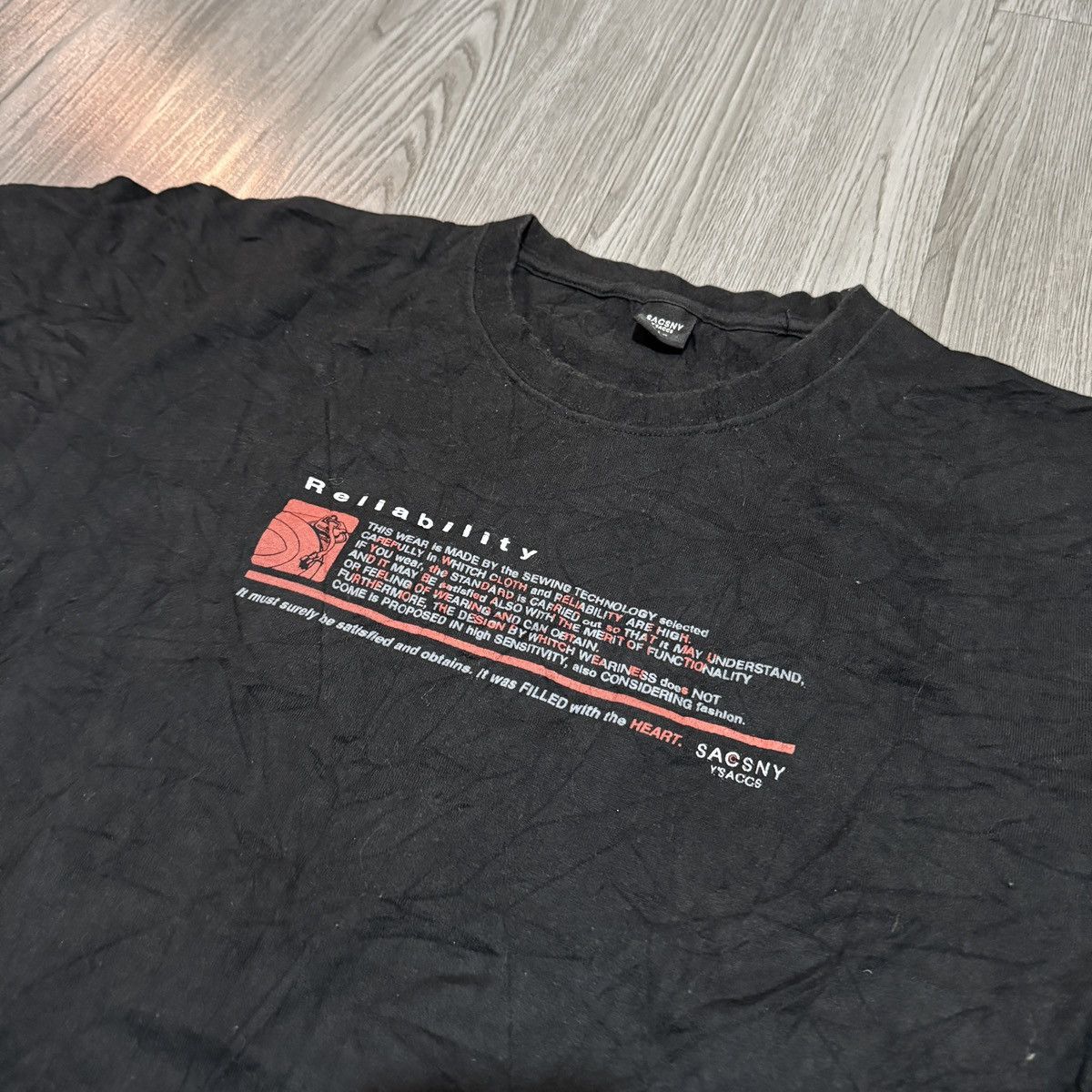 Y's × Yohji Yamamoto Sacsny Y'saccs Tshirts Size US L / EU 52-54 / 3 - 2 Thumbnail