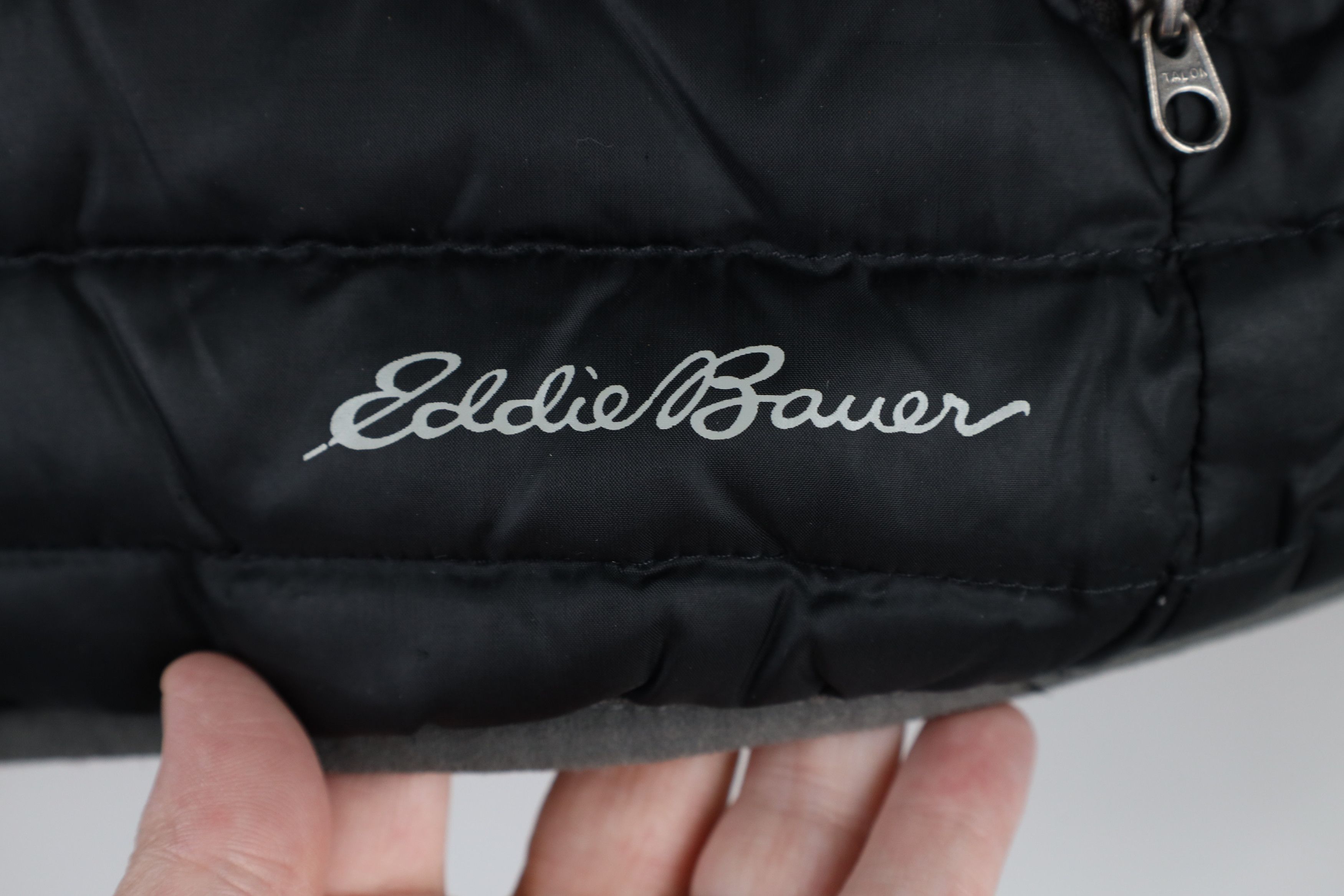 Eddie Bauer × Vintage Eddie Bauer 700 Duck Down Insulated Puffer Jacket Black Size L / US 10 / IT 46 - 4 Thumbnail