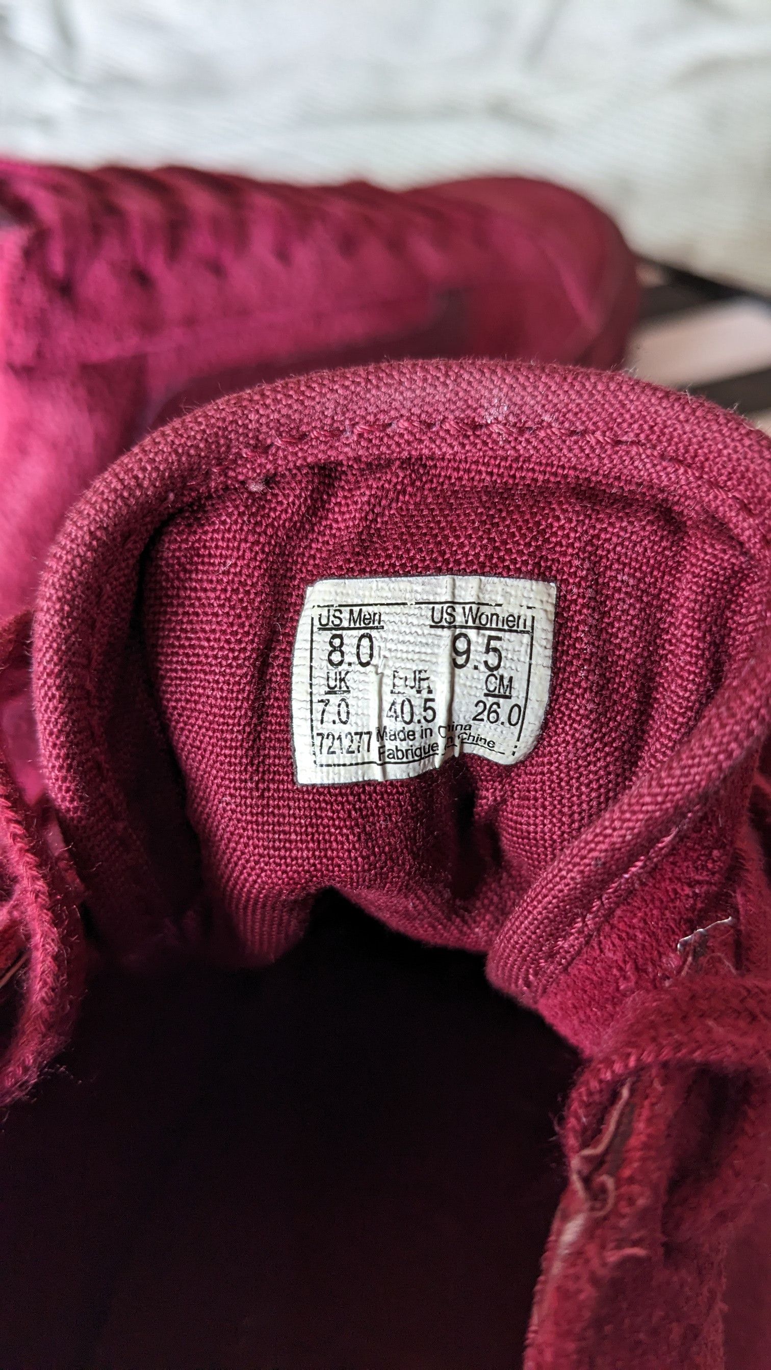 Vans × Wtaps Maroon Style 36 Size US 8 / EU 41 - 2 Thumbnail