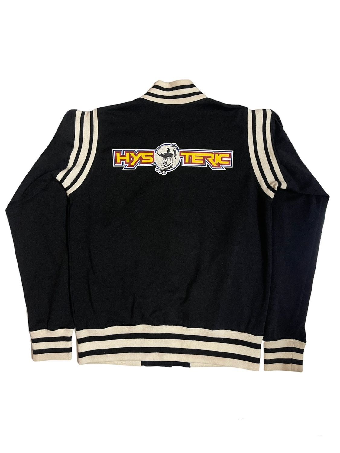 Pre-owned Hysteric Glamour X Vintage Vtg Hysteric Glamour Skater Original Clothing Varsity Jacket In Black