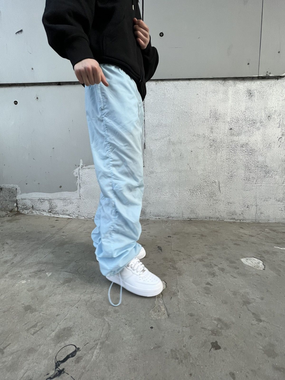 Nike Vintage Nike Pants Joggers Baby Blue Size US 30 / EU 46 - 10 Thumbnail