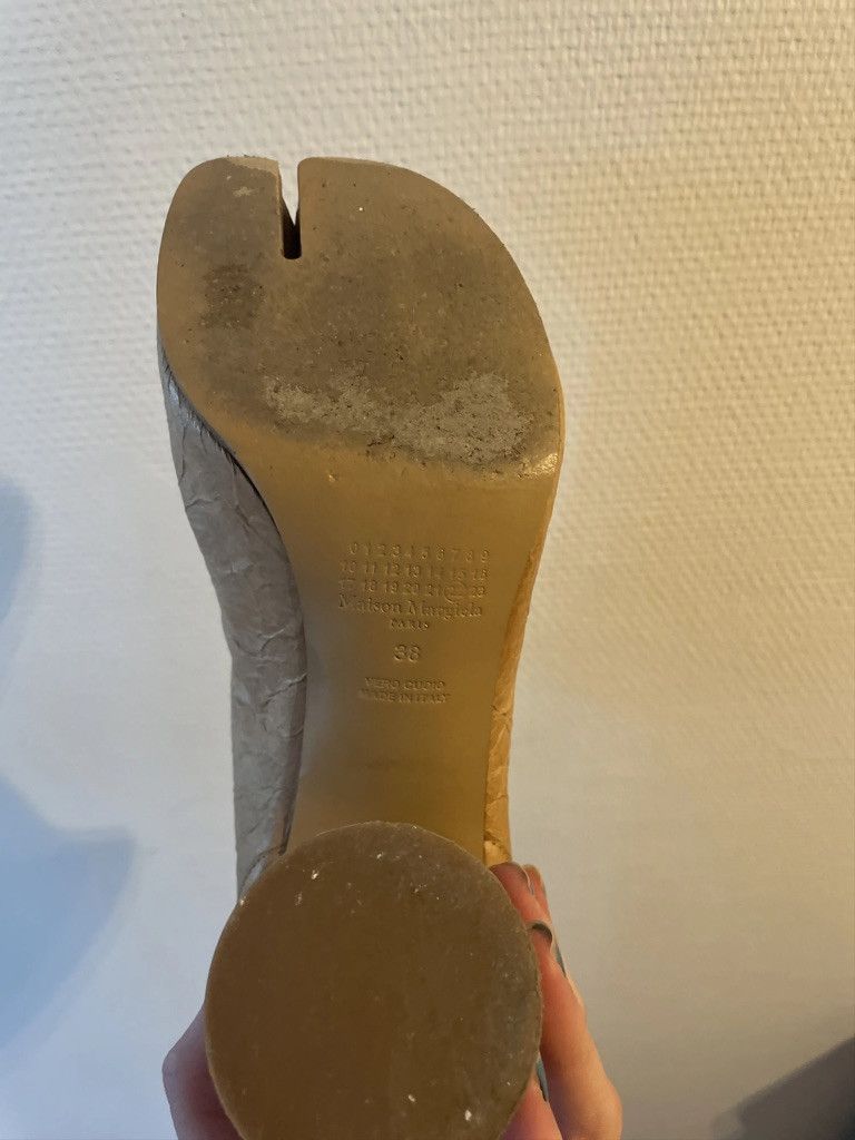Maison Margiela Tan Paper Tabi Boots Size US 8 / IT 38 - 4 Thumbnail