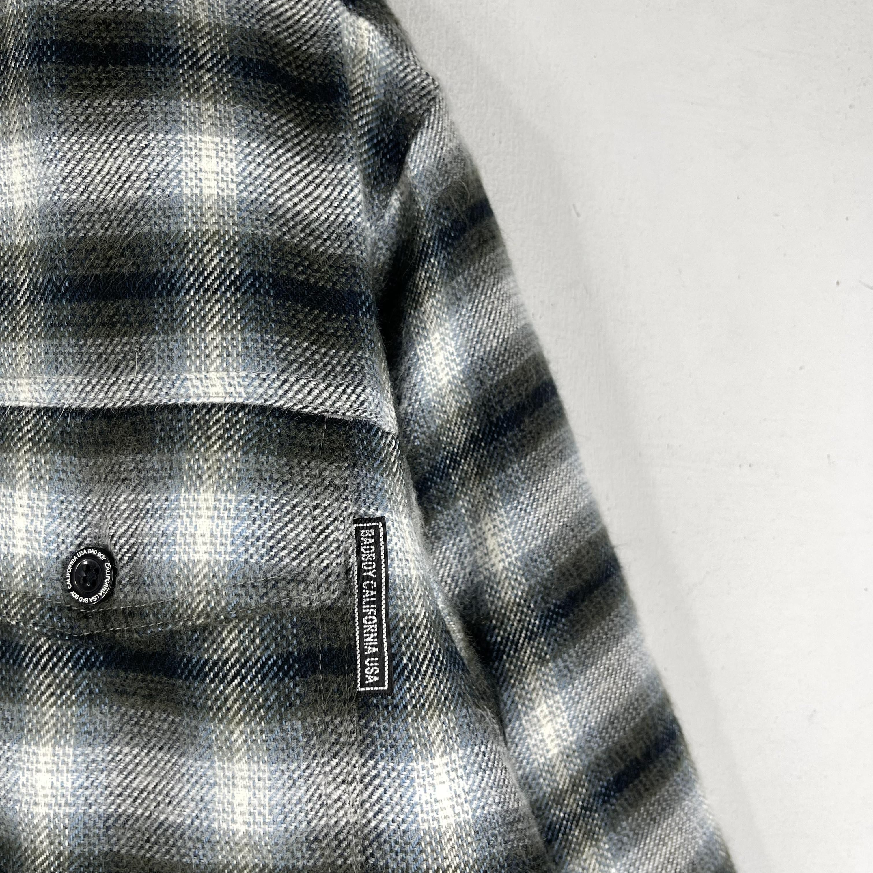 Japanese Brand Vintage BAD BOY Sherpa Blanket Lined Checkered Jacket Size US M / EU 48-50 / 2 - 3 Thumbnail