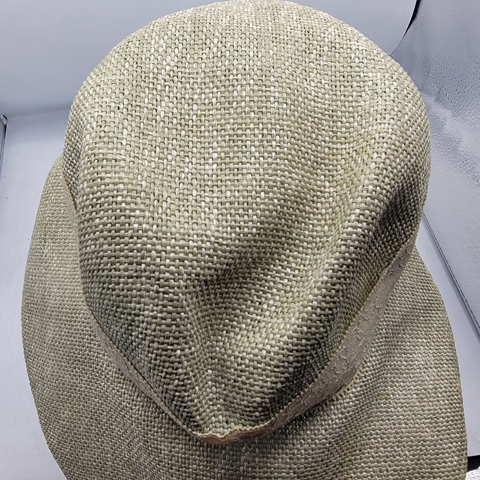 Hardy Amies Hardy Amies London Womens Beige Lace Trim Straw Hat Summer C Size ONE SIZE - 10 Thumbnail