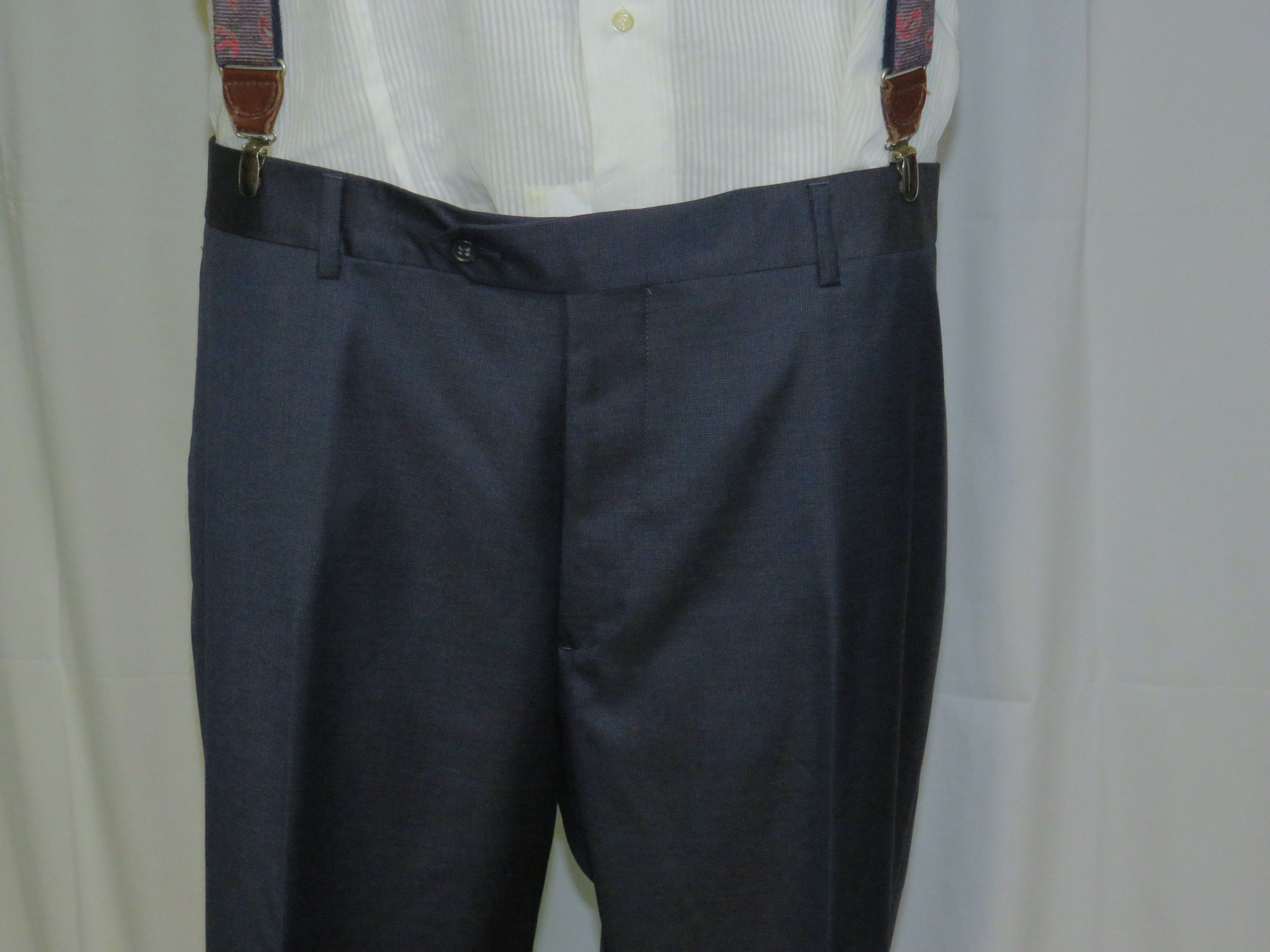 Brooks Brothers 1818 Traditional Vitale Blue Nailshead Two BTTN Suit 48R NWT Size 48R - 15 Thumbnail