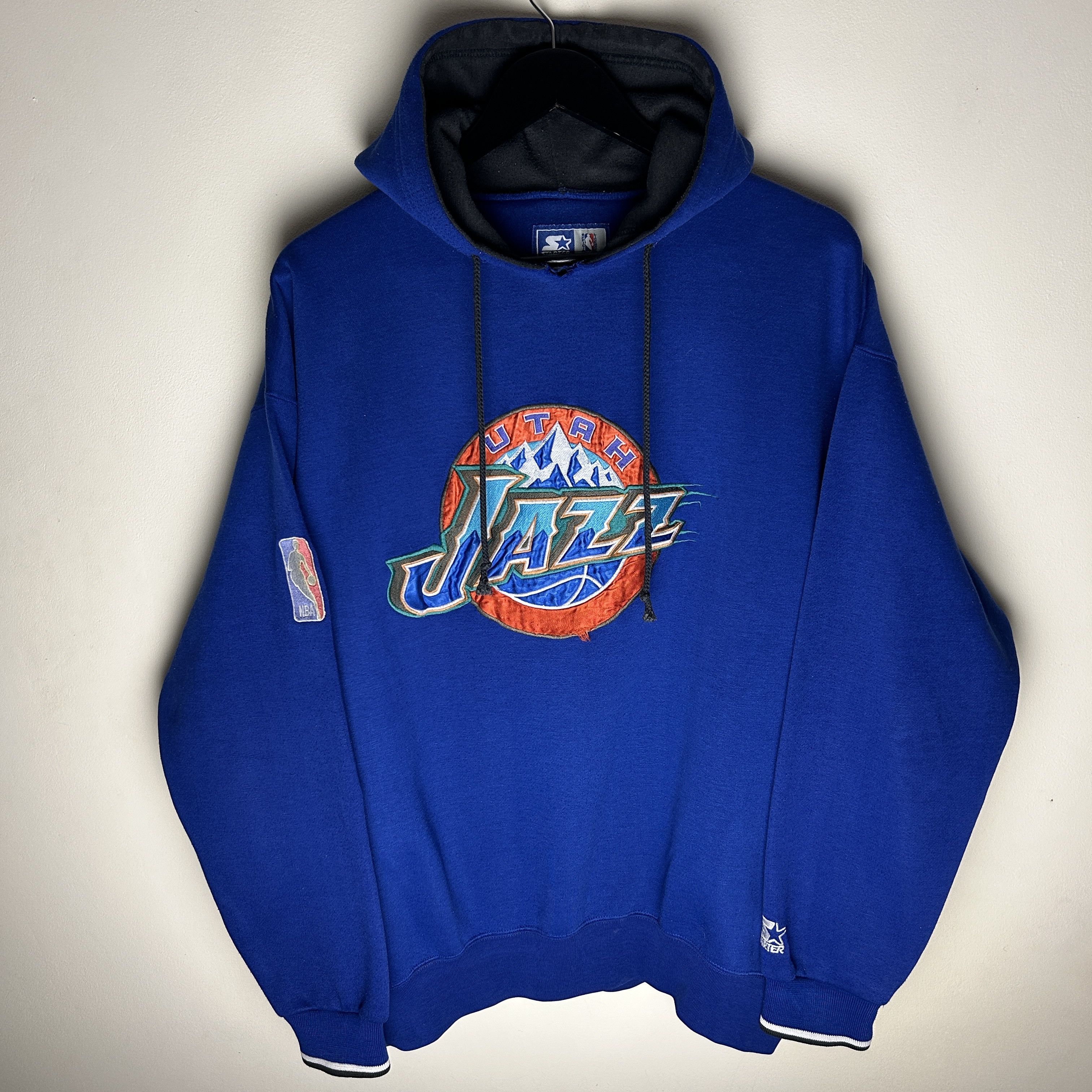 NBA Vintage Utah Jazz Starter 90's NBA Hoodie Size US XL / EU 56 / 4 - 1 Thumbnail