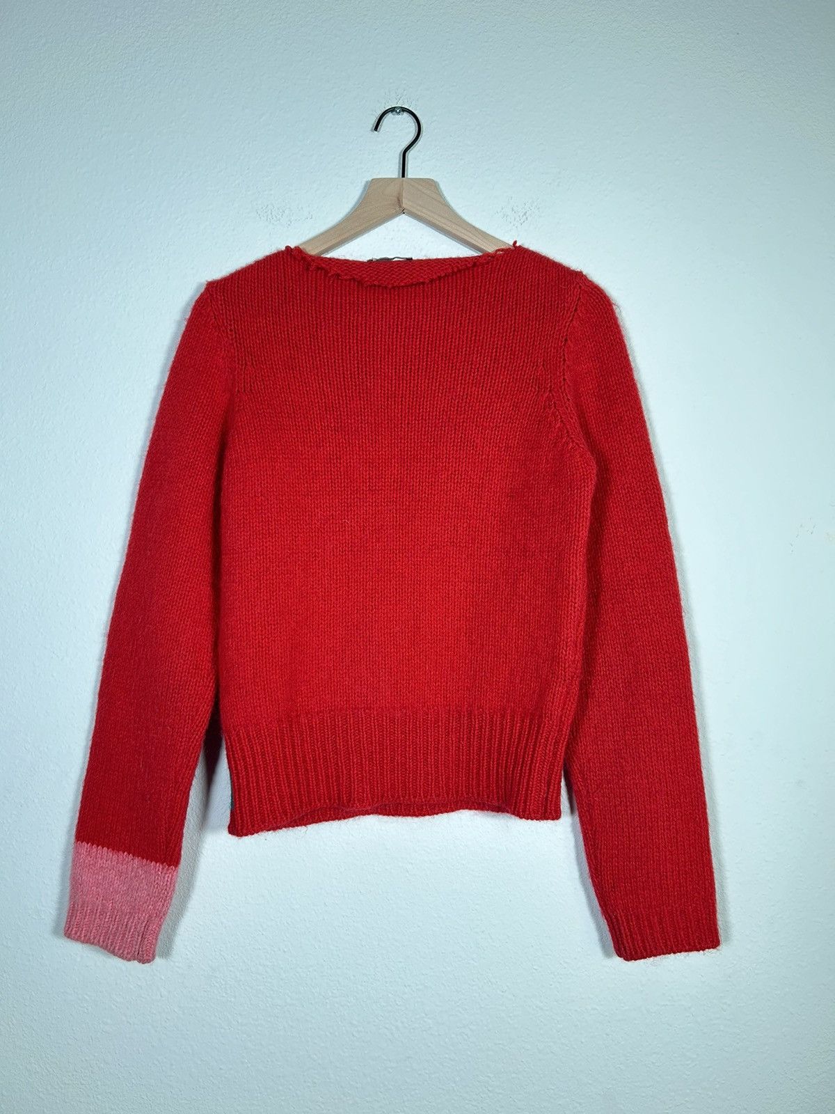 Raf Simons Abstract Printed Cut Off Sweater Size US M / EU 48-50 / 2 - 2 Thumbnail