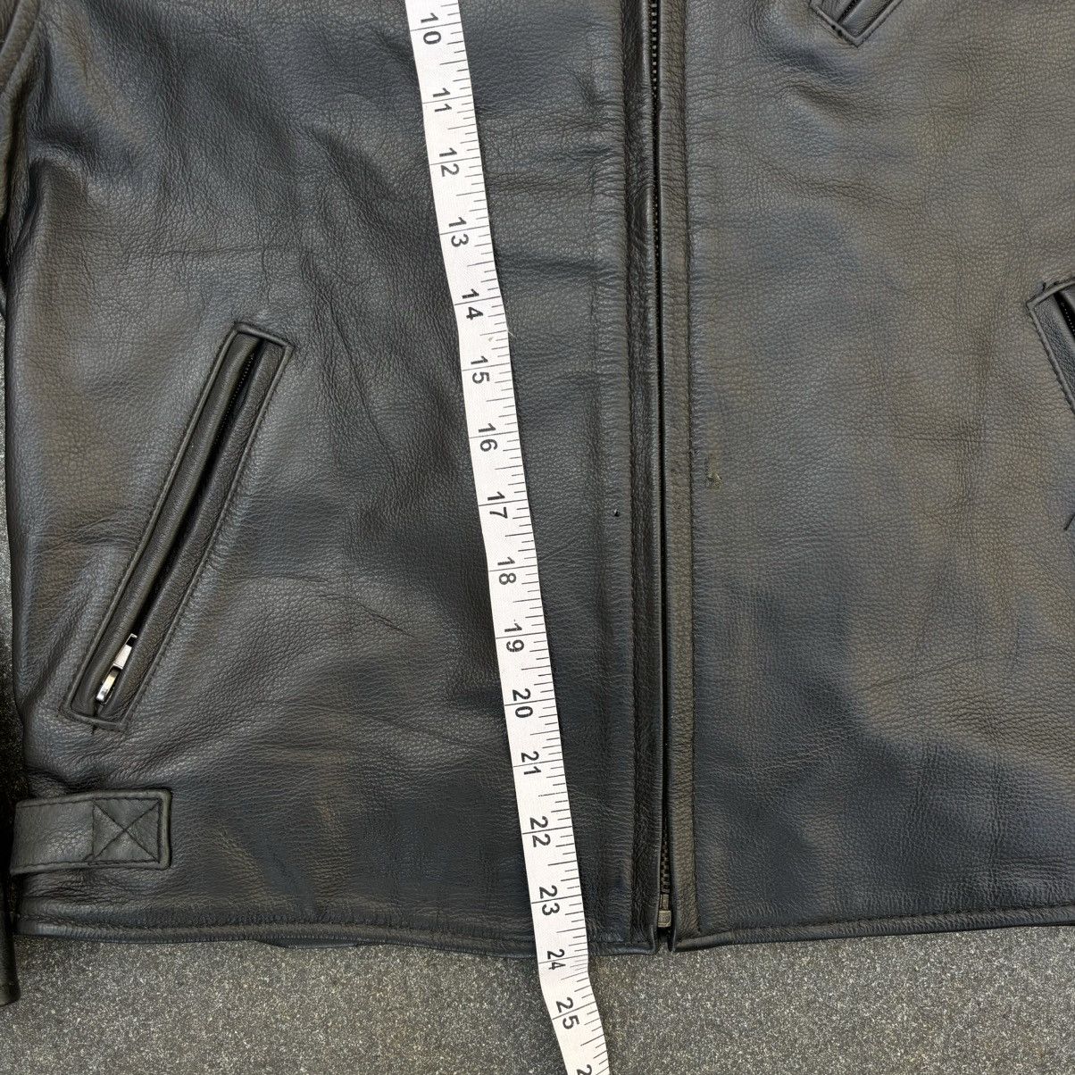 Harley Davidson × Vintage Vintage Crazy Harley Davidson Biker Leather Jacket Size US M / EU 48-50 / 2 - 6 Thumbnail