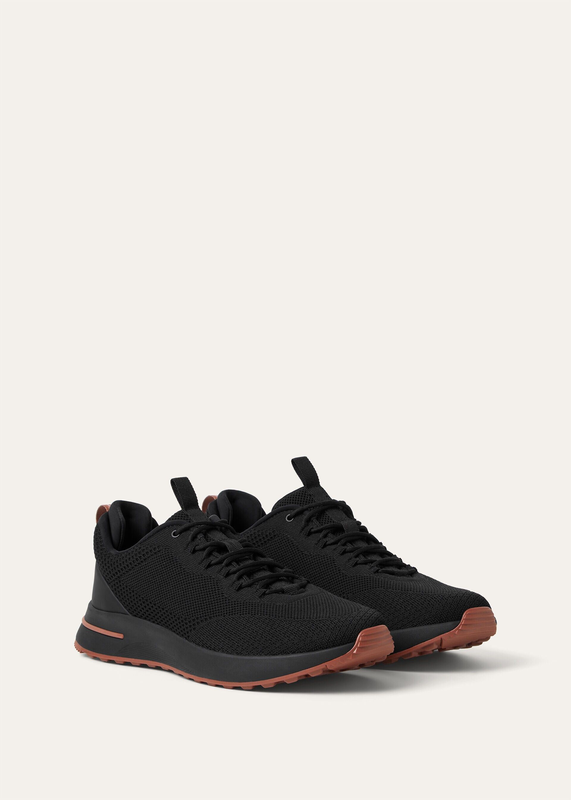 Loro Piana os11x0226 FAQ3328 Week End Walk Low-Top Sneakers in Black Size US 11 / EU 44 - 3 Thumbnail