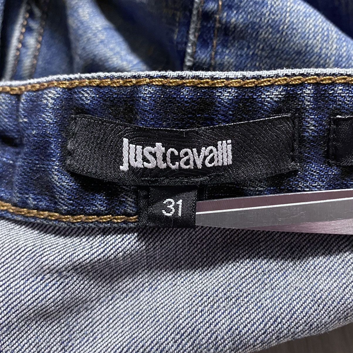 Just Cavalli Unisex Just Cavalli Slim Fit Washed Blue Jeans Denim Size US 31 - 17 Thumbnail