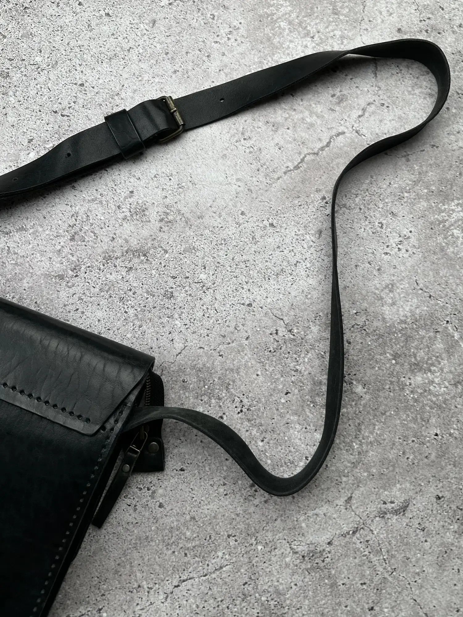 Japanese Brand Vintage Leather Bag C482(V187) Size ONE SIZE - 9 Thumbnail