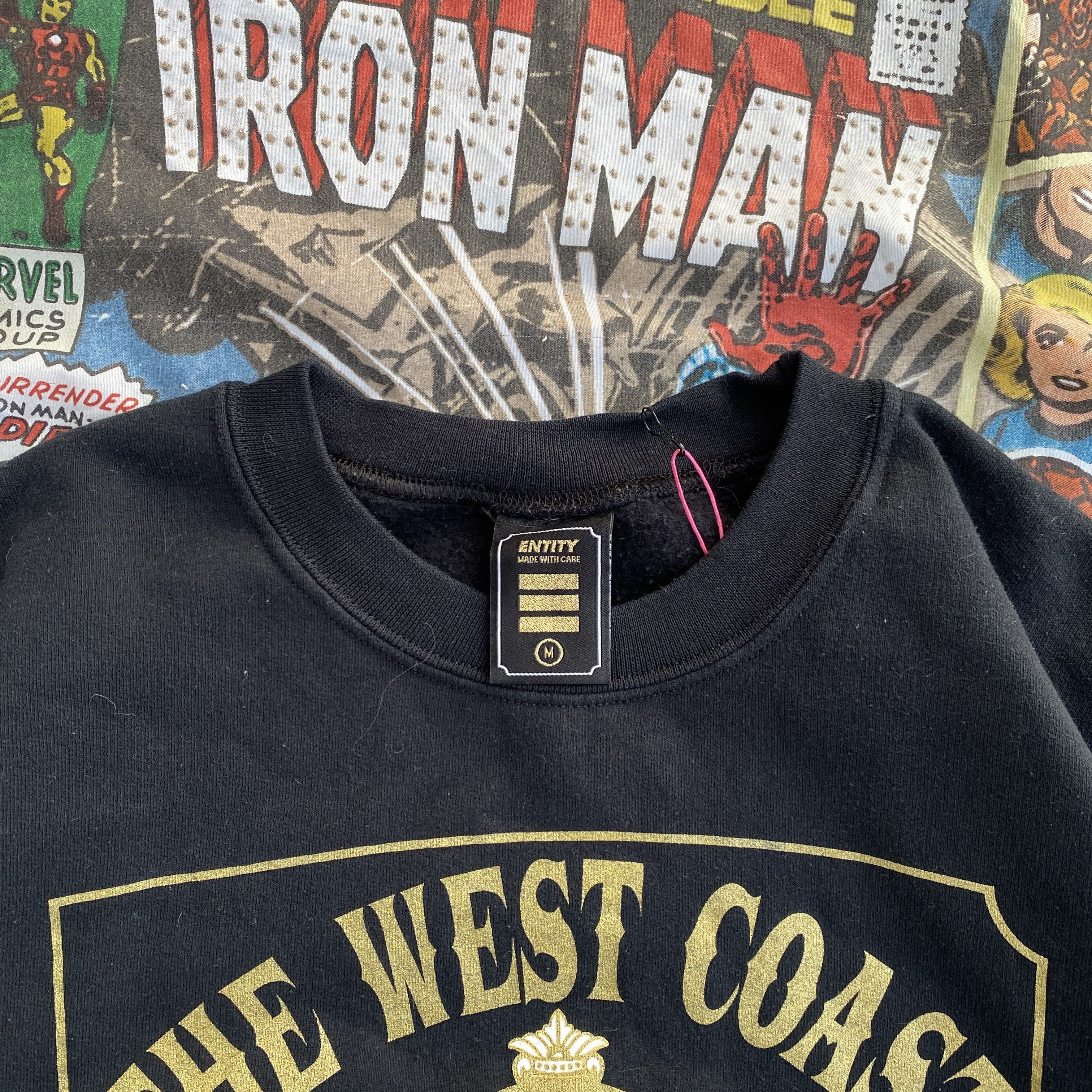 Rap Tees × Vintage Entity Dr. Dre rap black sweatshirt - M Size US M / EU 48-50 / 2 - 2 Thumbnail