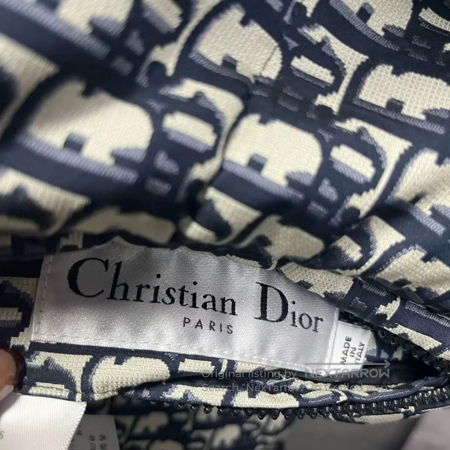 Dior Dior Spliced Print Zip Puffer Jacket. Size XS / US 0-2 / IT 36-38 - 3 Thumbnail