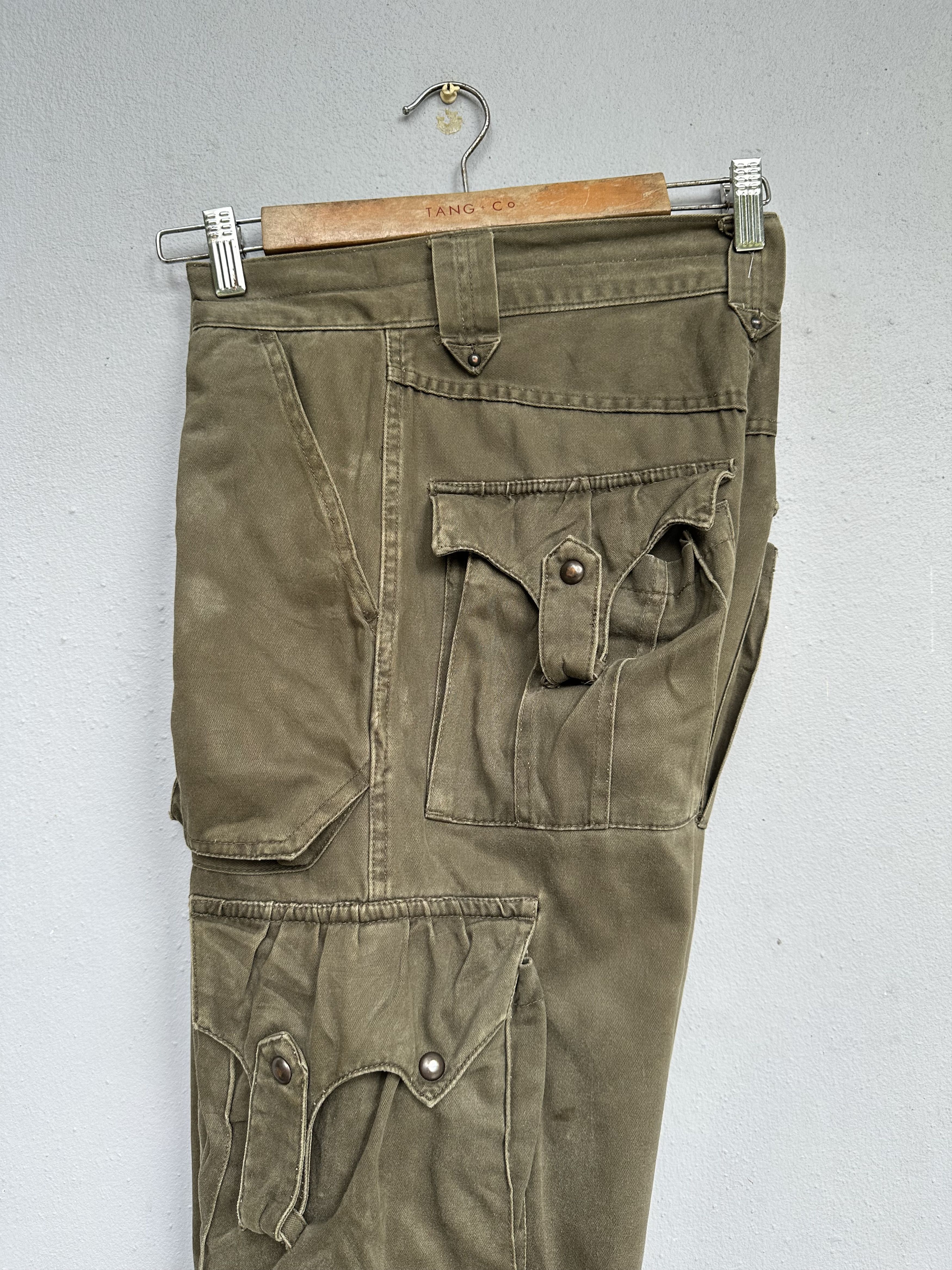 Japanese Brand Vintage DPS Prisoner Used Cargo Military Trousers Pants Size US 30 / EU 46 - 15 Thumbnail