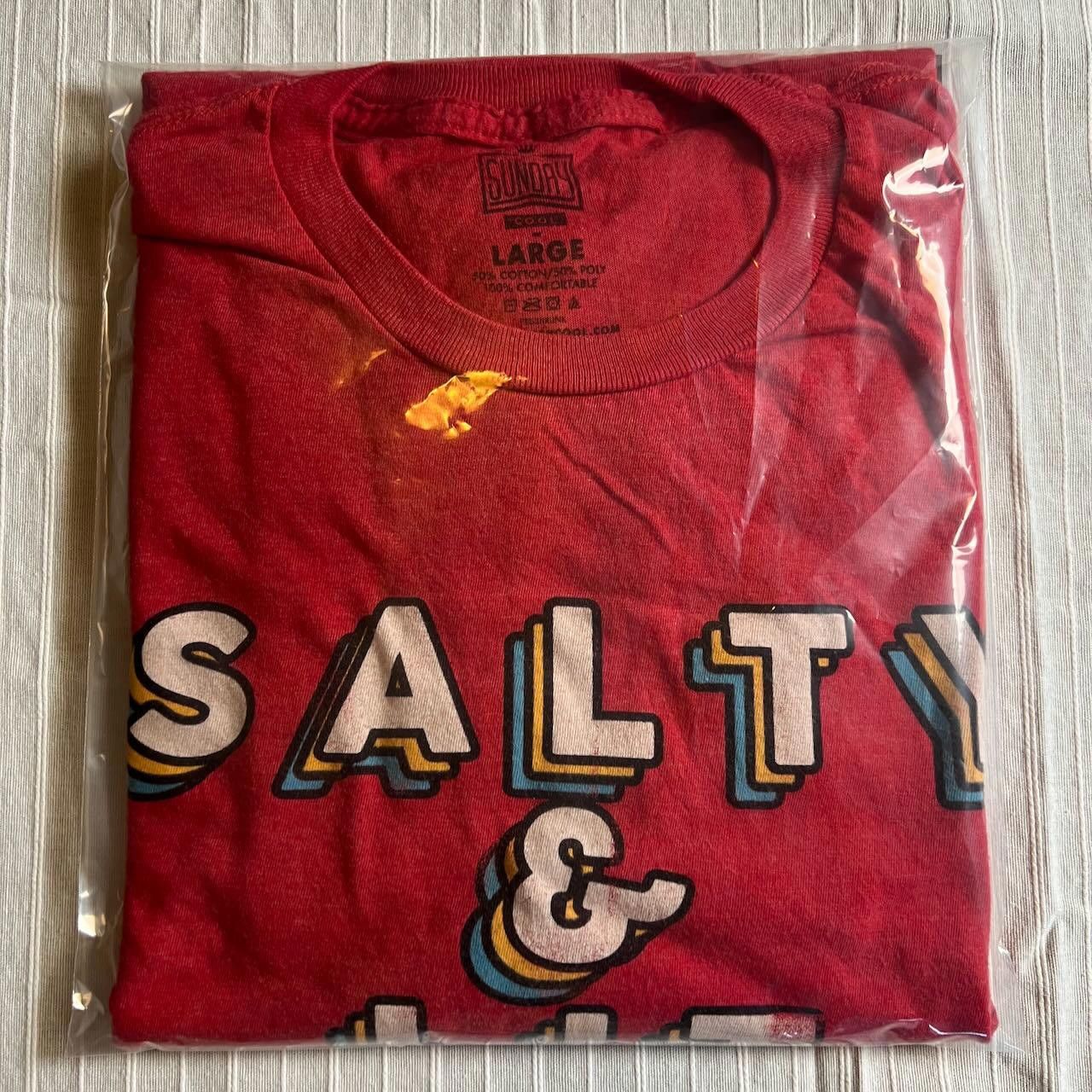 Designer Sundays Salty & Lit Retro Graphic T-Shirt Size Adult L Size US L / EU 52-54 / 3 - 7 Thumbnail