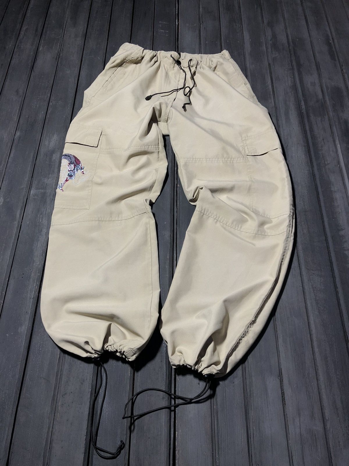 Hysteric Glamour × Japanese Brand VTG BALENCIAGA JUNYA WATANABE STYLE WASHED CARGO JEANS 90s Size US 32 / EU 48 - 3 Thumbnail