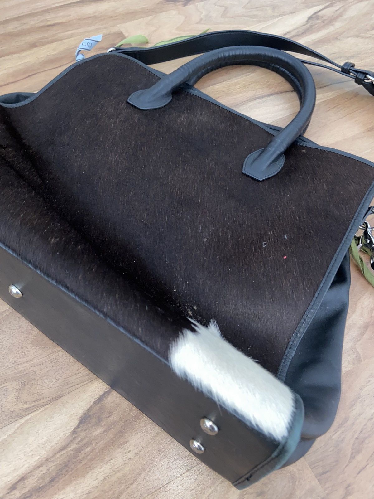 Tony Bianco Tony bianco leather multicolour fur handbag. Size ONE SIZE - 4 Thumbnail