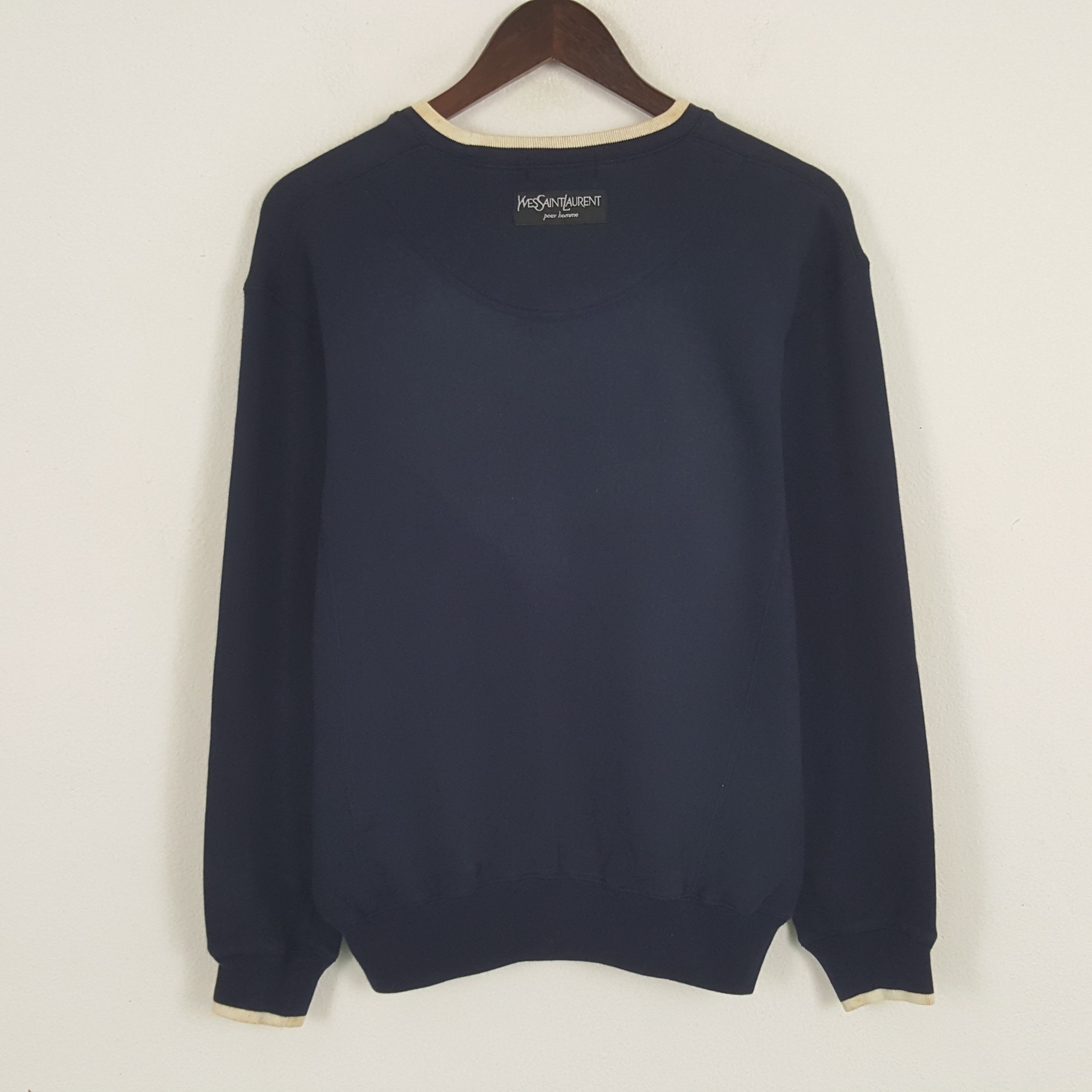 Vintage × Yves Saint Laurent Vintage Yves Saint Laurent Japan Sweatshirt Size US M / EU 48-50 / 2 - 3 Thumbnail
