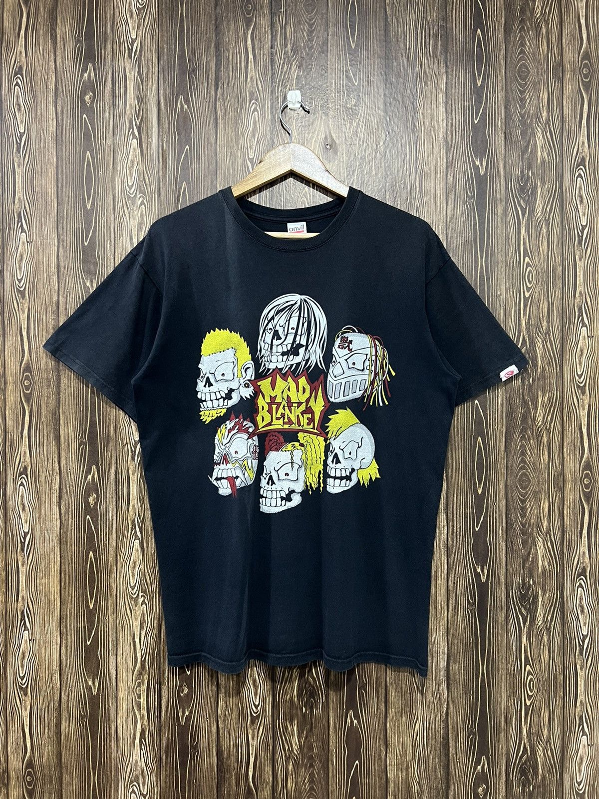 Vintage Vintage Mad Blankey Wrestling Tshirt Size US L / EU 52-54 / 3 - 1 Thumbnail