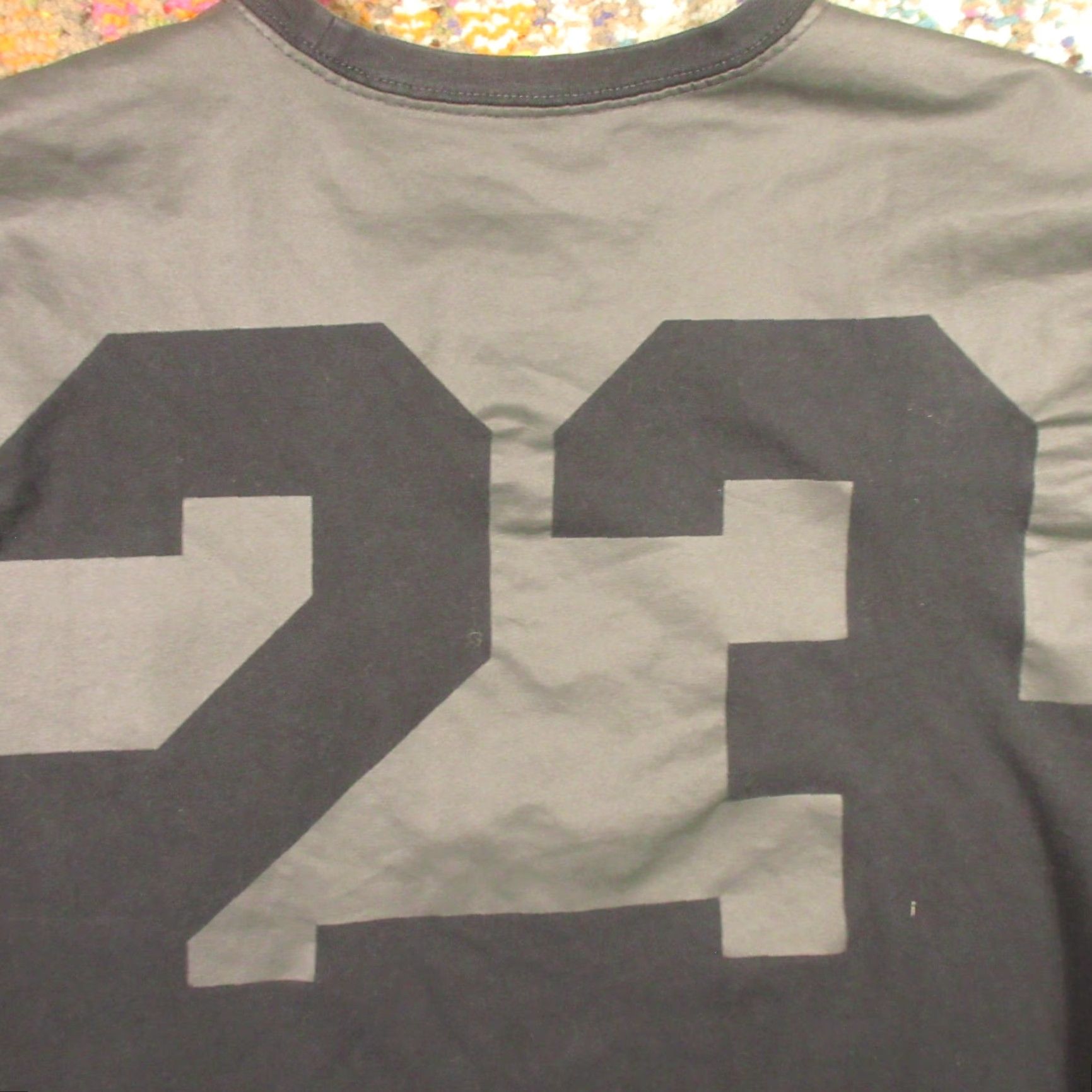 Jordan Brand Air Jordan T Shirt Mens M Black Crew Neck 100 Cotton #23 Logo Back Nike Air Regular Size US M / EU 48-50 / 2 - 5 Thumbnail