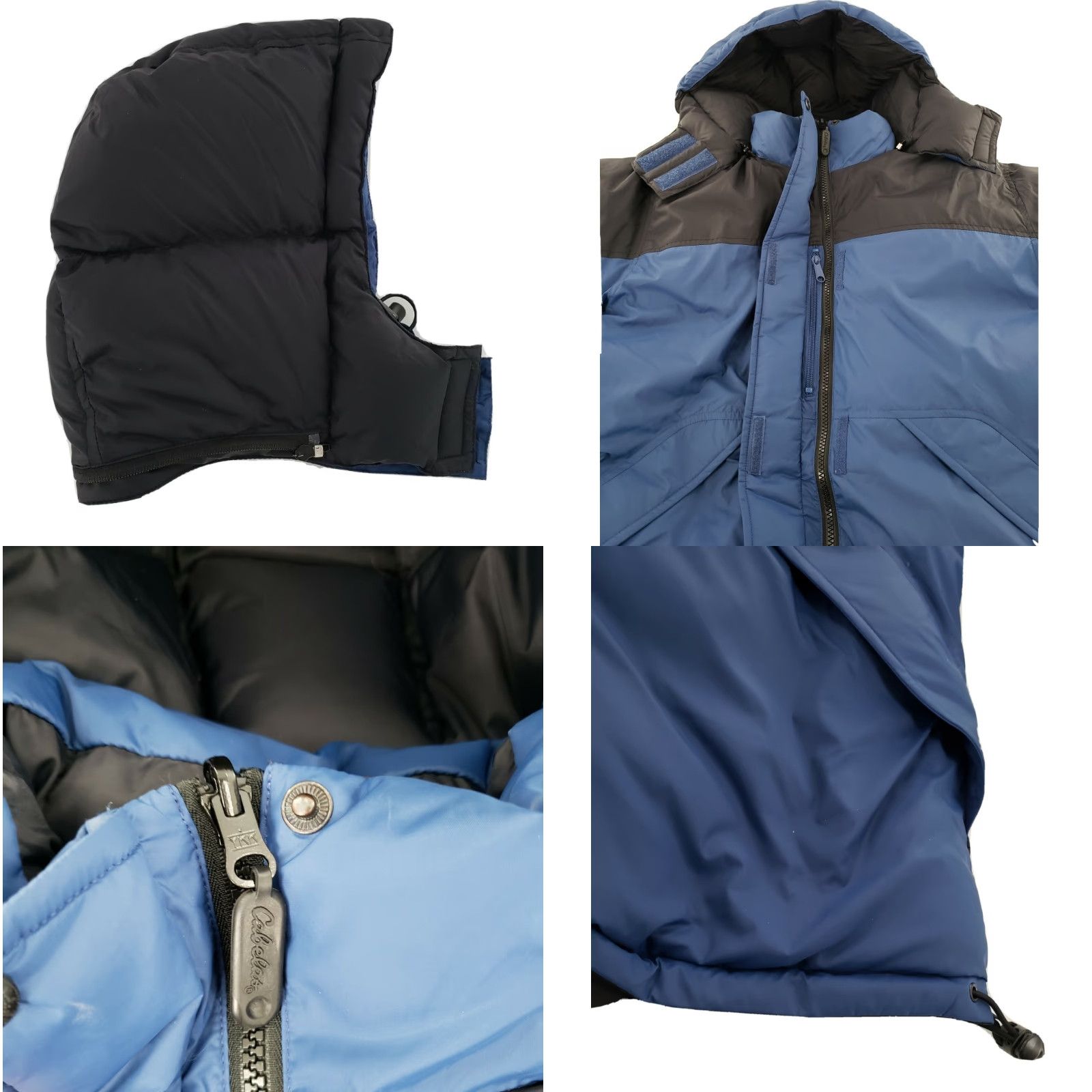 Vintage Cabela's Jacket Womens Large Blue Reversible Hooded Puffer Down Coat Size L / US 10 / IT 46 - 8 Thumbnail