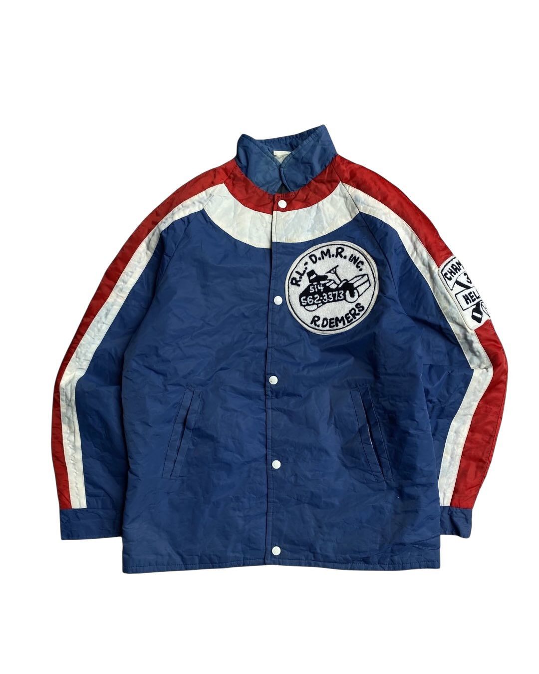 Vintage Vtg 80s Jean Leon RL Speedway Racing Jacket Size US L / EU 52-54 / 3 - 1 Thumbnail