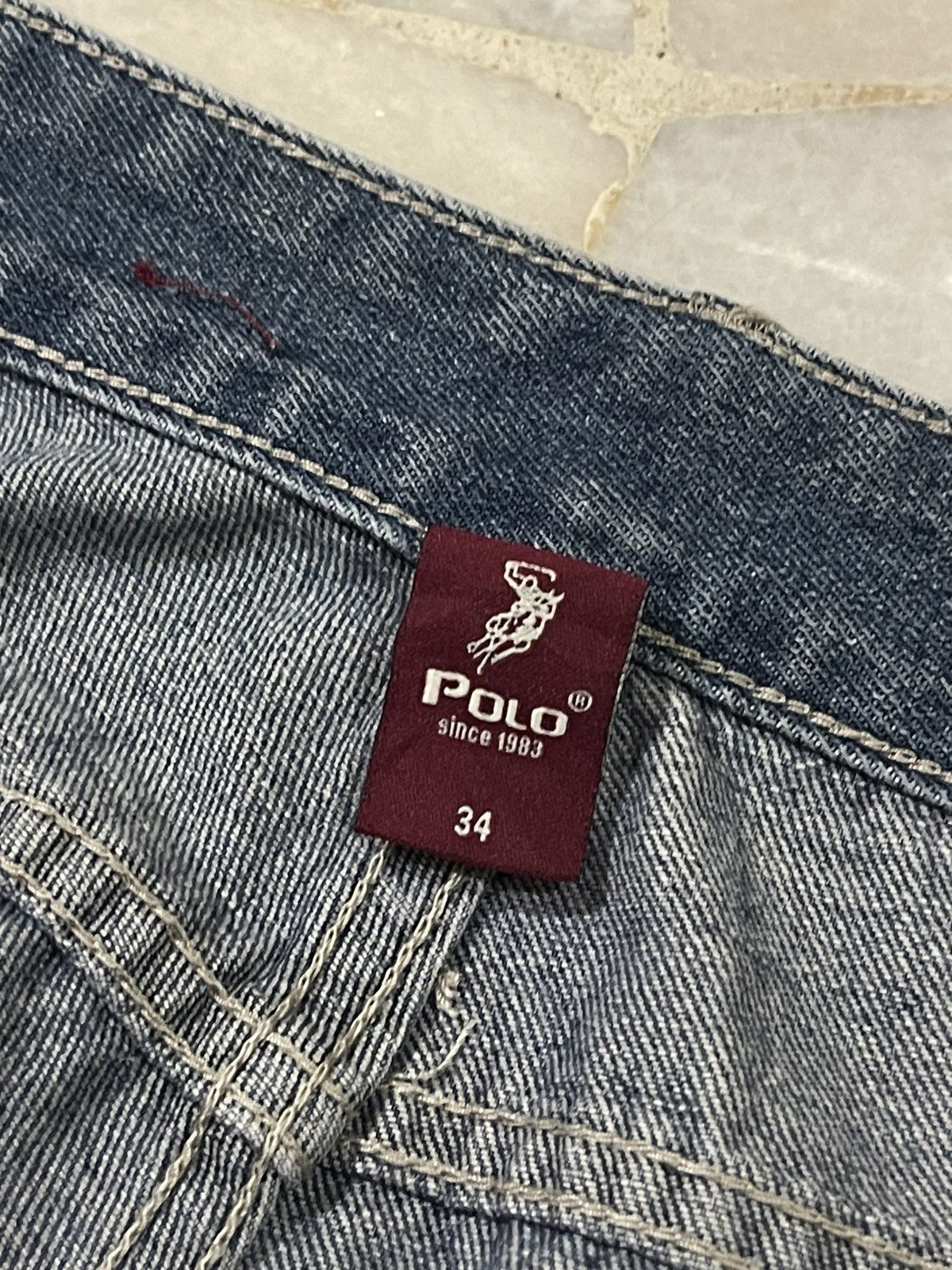 Polo Ralph Lauren POLO Big Classic Embroidered Logo Regular Fit Jeans Size US 34 / EU 50 - 10 Thumbnail