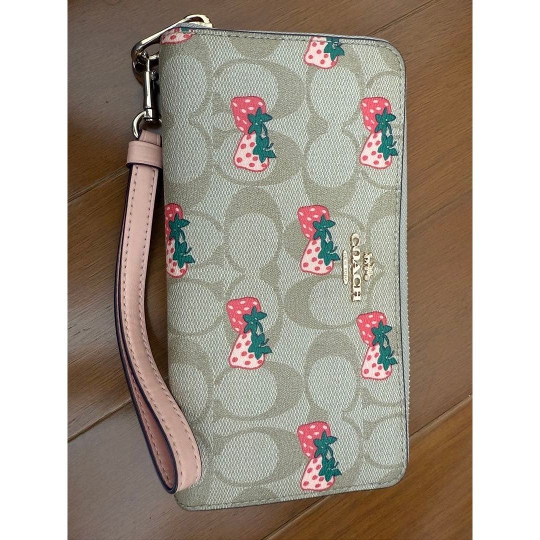 Coach Coach Strawberry Pink Fruit Wallet Size ONE SIZE - 2 Thumbnail