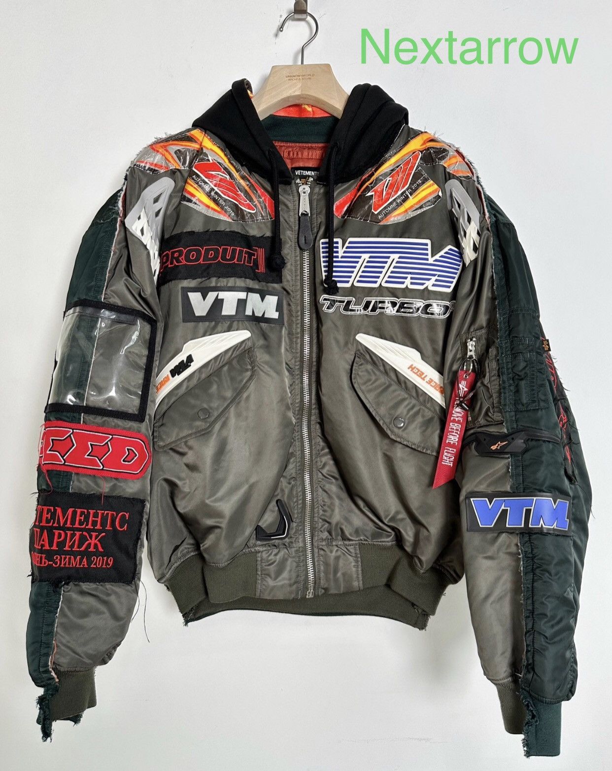 Vetements Vetements X Alpha Industries AW 18 Moto Bomber