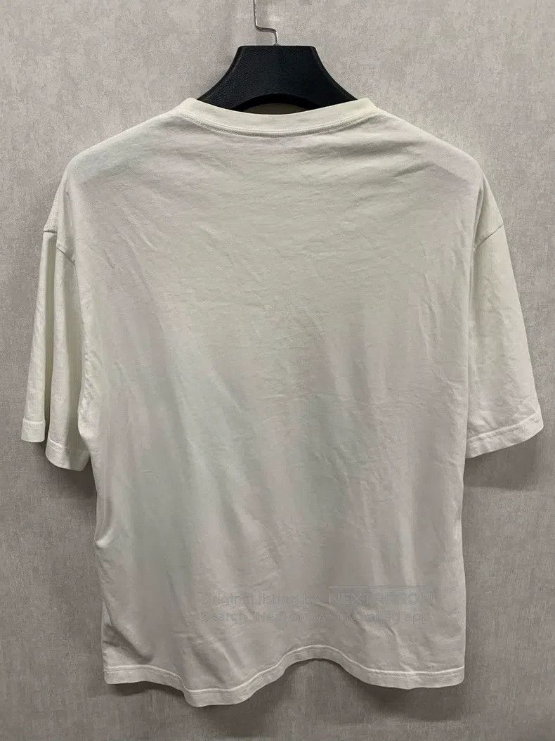 Balenciaga Balenciaga White Classic Small Printed Logo Mail Short Sle Size US S / EU 44-46 / 1 - 4 Thumbnail