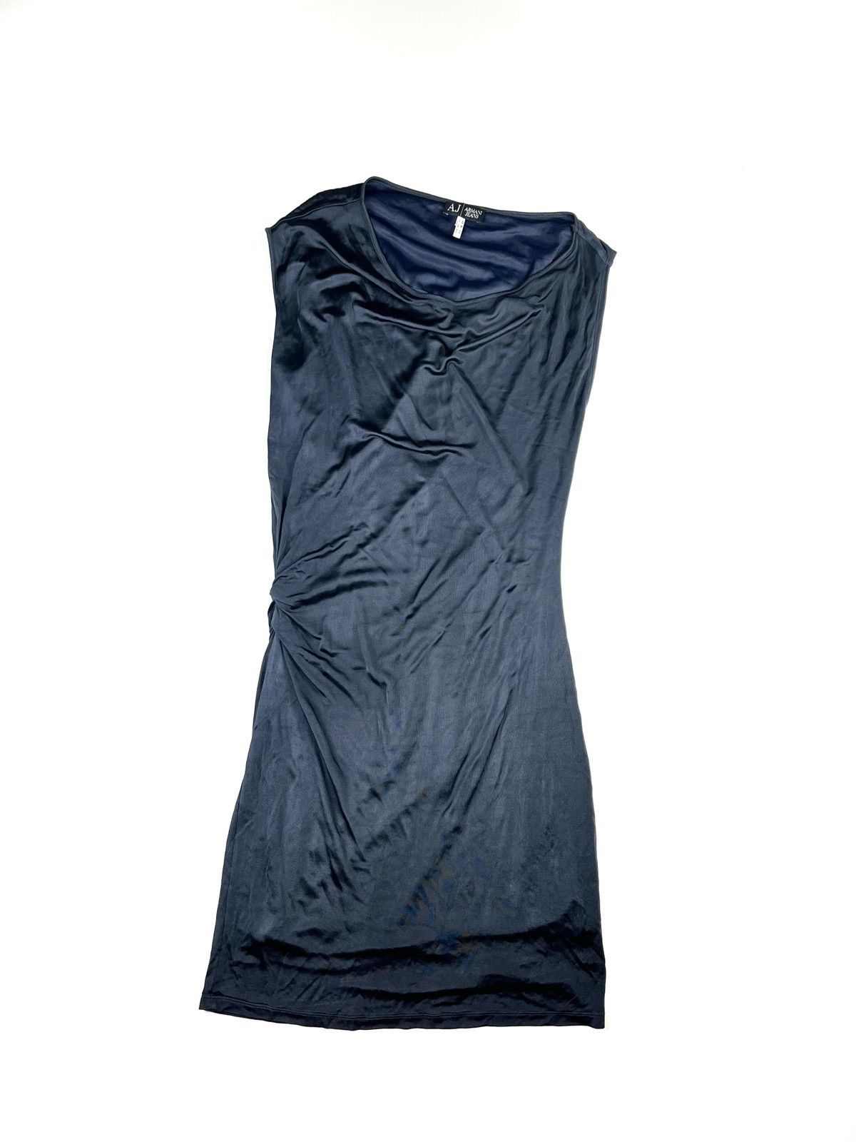 Armani Armani Jeans viskose midi dress made in Italy Size L / US 10 / IT 46 - 4 Thumbnail