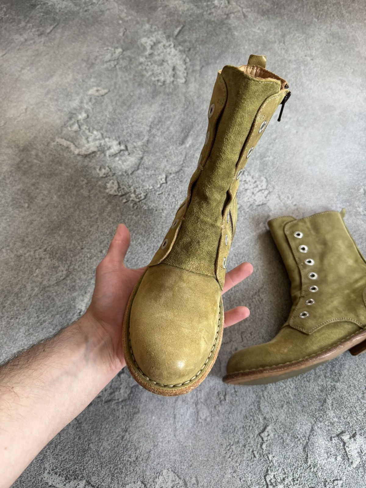 MoMA MOMA 35size suede avantgarde biker shoes ankle retro style Size US 5 / IT 35 - 6 Thumbnail